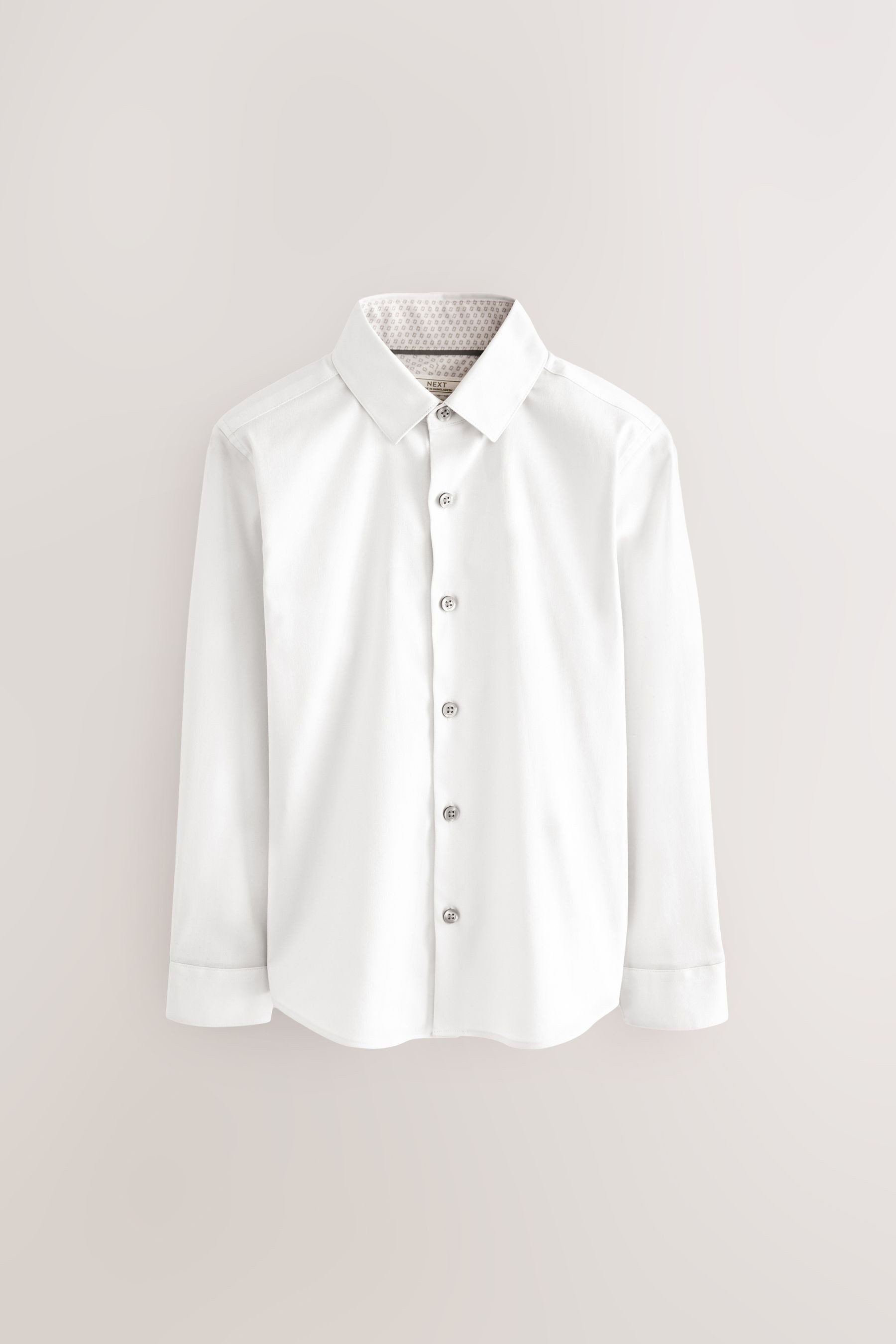 Langarmhemd Langarmhemd mit elegantem Besatz