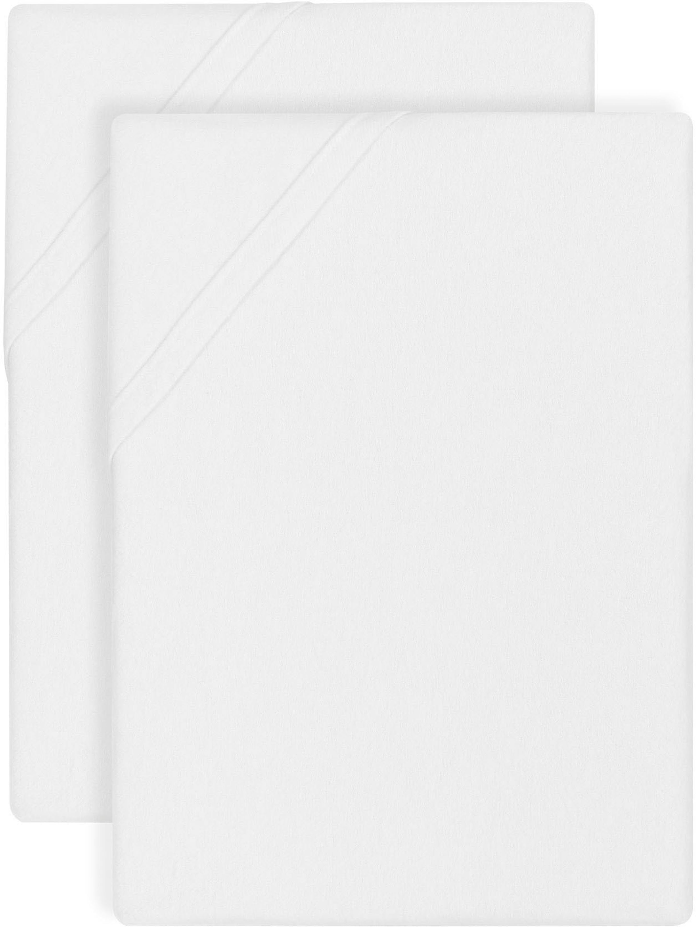 Biberna Betttuch Lian, Biber, Gummizug: ohne, (2 Stück), wärmender Feinbibe günstig online kaufen