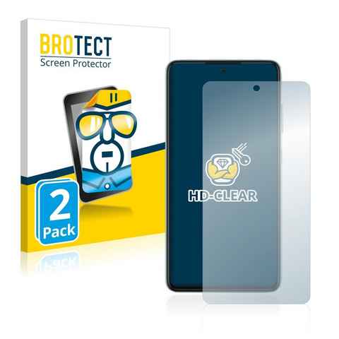 BROTECT Schutzfolie für Samsung Galaxy A52, Displayschutzfolie, 2 Stück, Folie klar