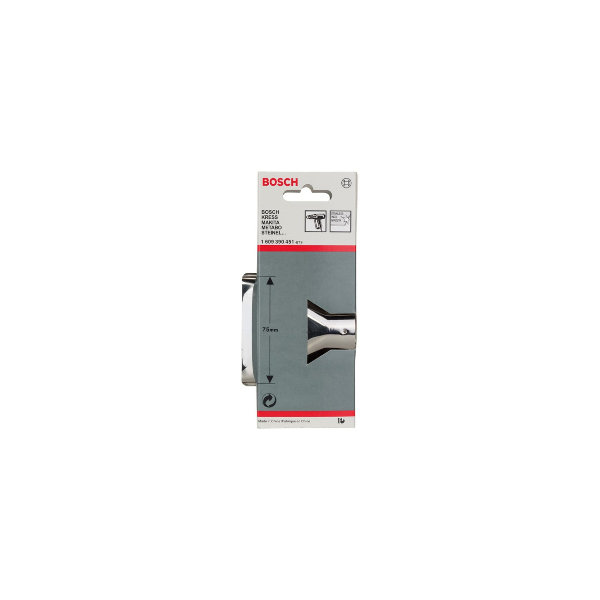 Bosch Professional Zubehör-Set Bosch Flächendüse 75 mm 33,5 mm Düse für Bosch-Heißluftgebläse