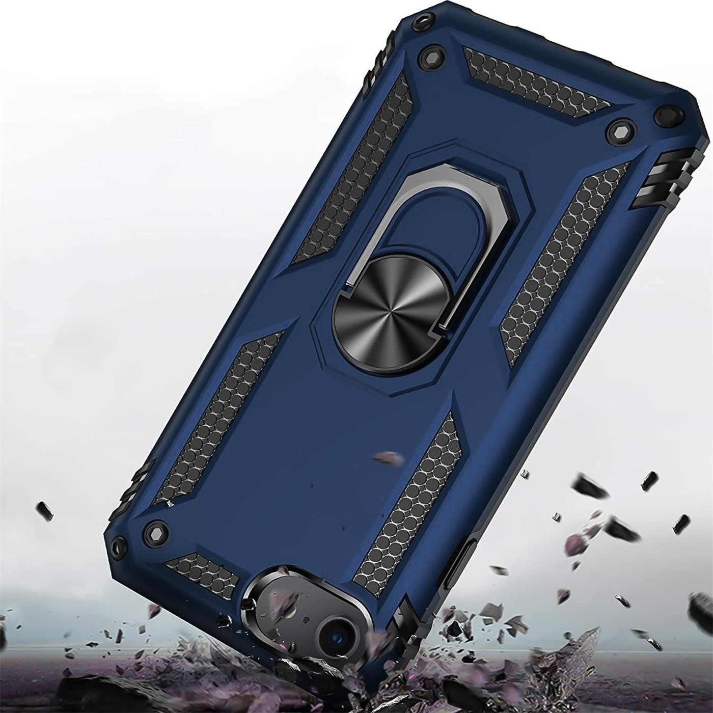 CoolGadget Handyhülle Armor Shield Case für iPhone SE 2020 2022, iPhone 7 / 8 4,7 Zoll, Outdoor Cover Magnet Ringhalterung Handy Hülle für iPhone SE 2. 3. Gen – Bild 5 von 5