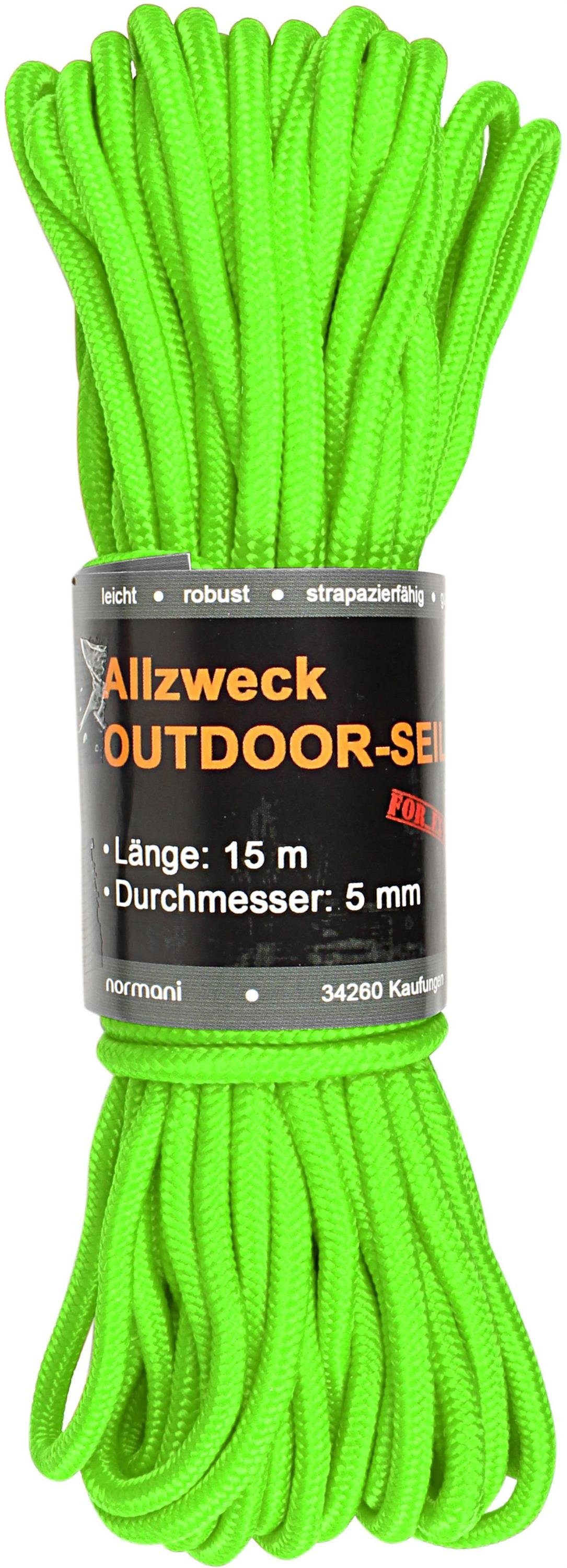 normani Allzweck-Outdoor-Seil 5 mm x 15 günstig online kaufen