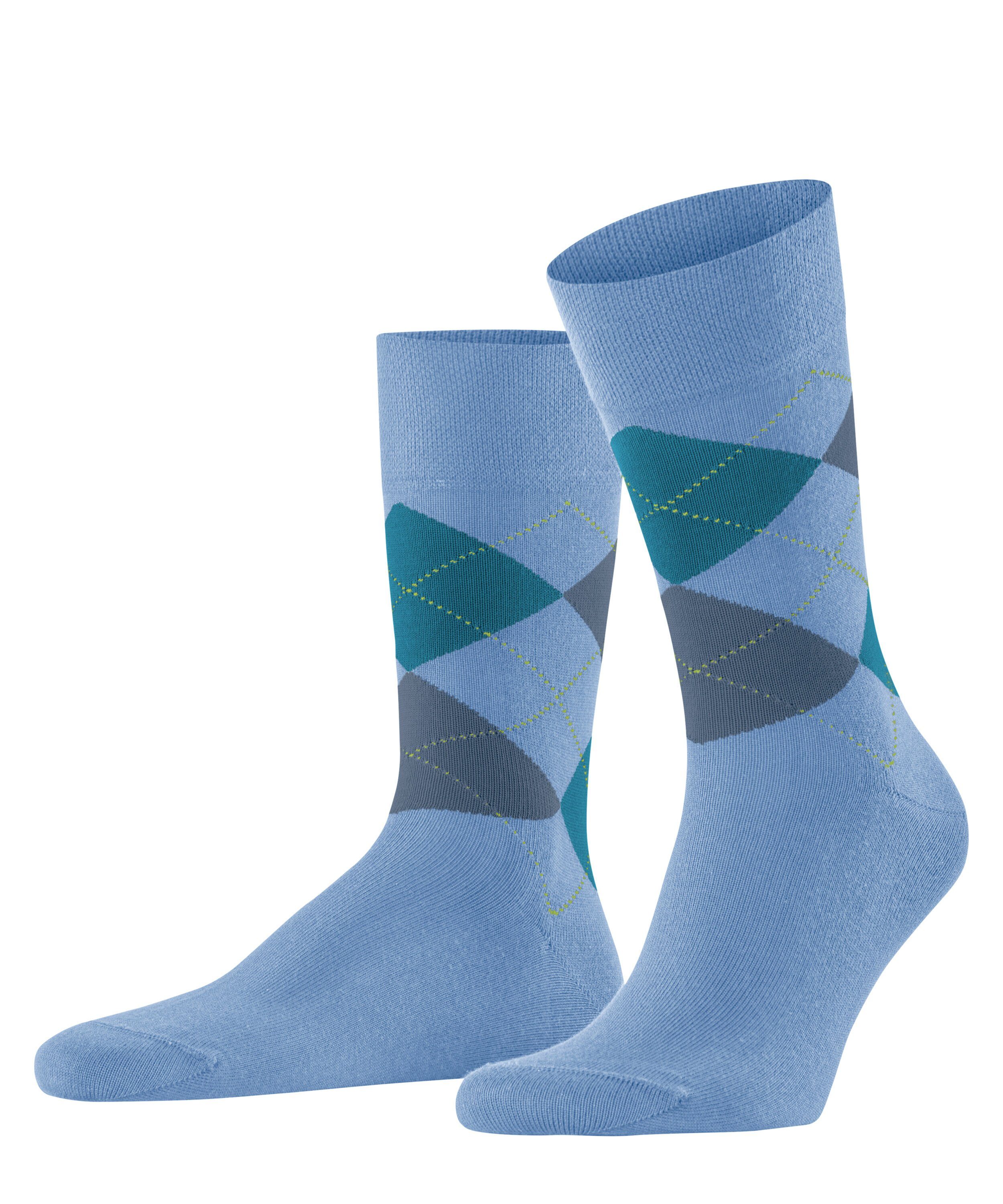 FALKE Socken Sensitive Argyle (1-Paar) cornflower blue (6554)