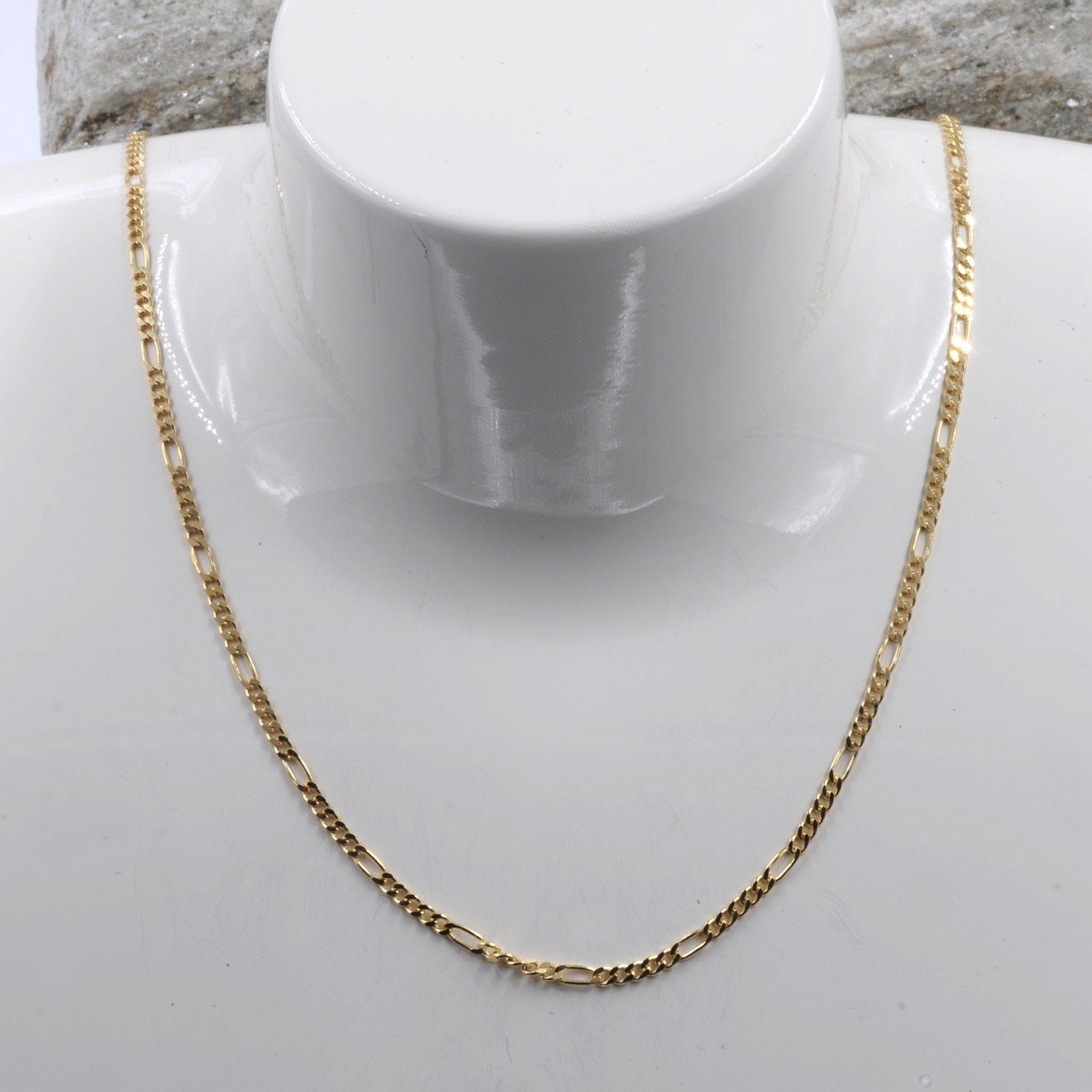HOPLO Goldkette Goldkette Figarokette Länge 55cm günstig online kaufen