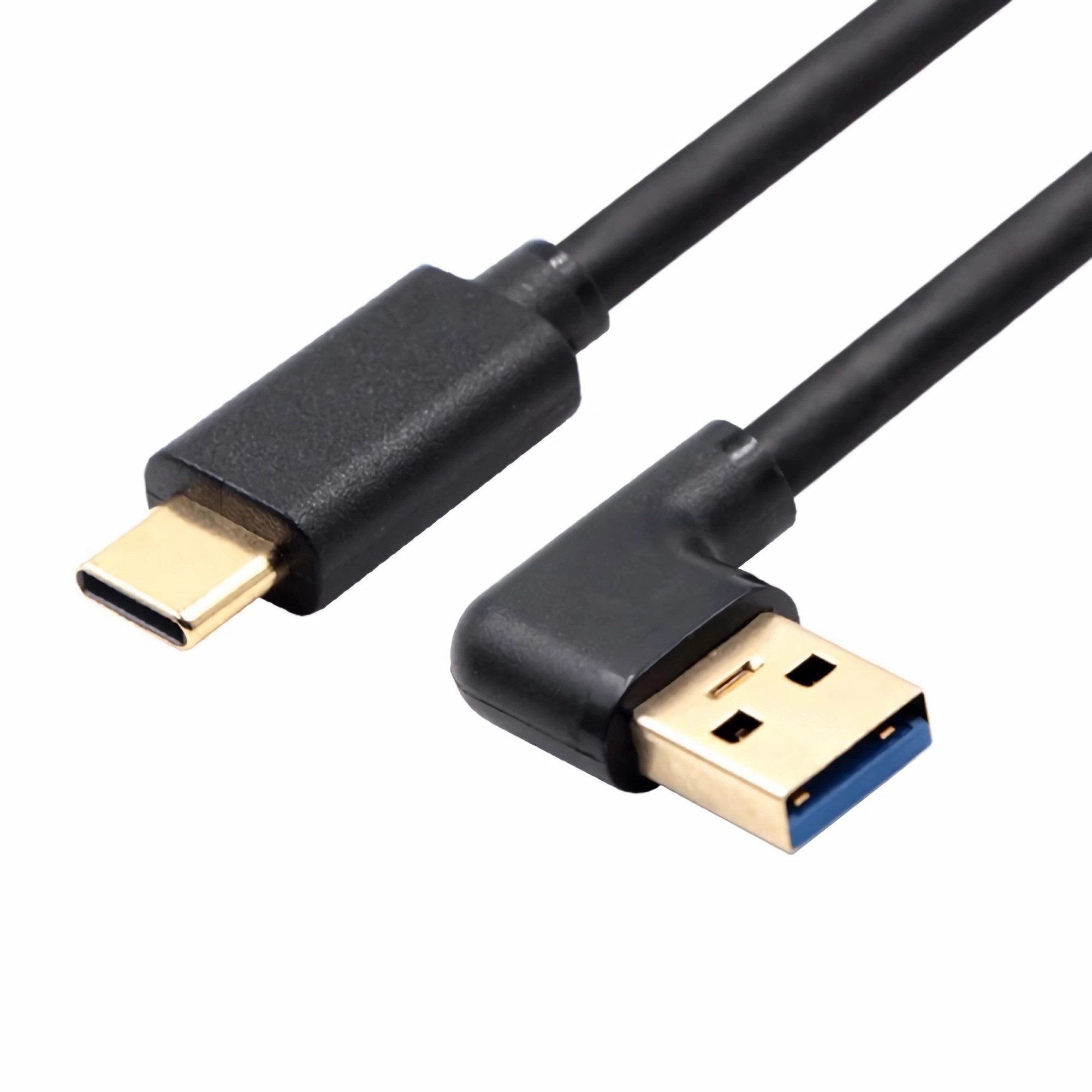 M44 USB-C Kabel 3.0 Typ-A auf Typ-C linksgewinkelt Daten- & Ladekabel USB-Kabel