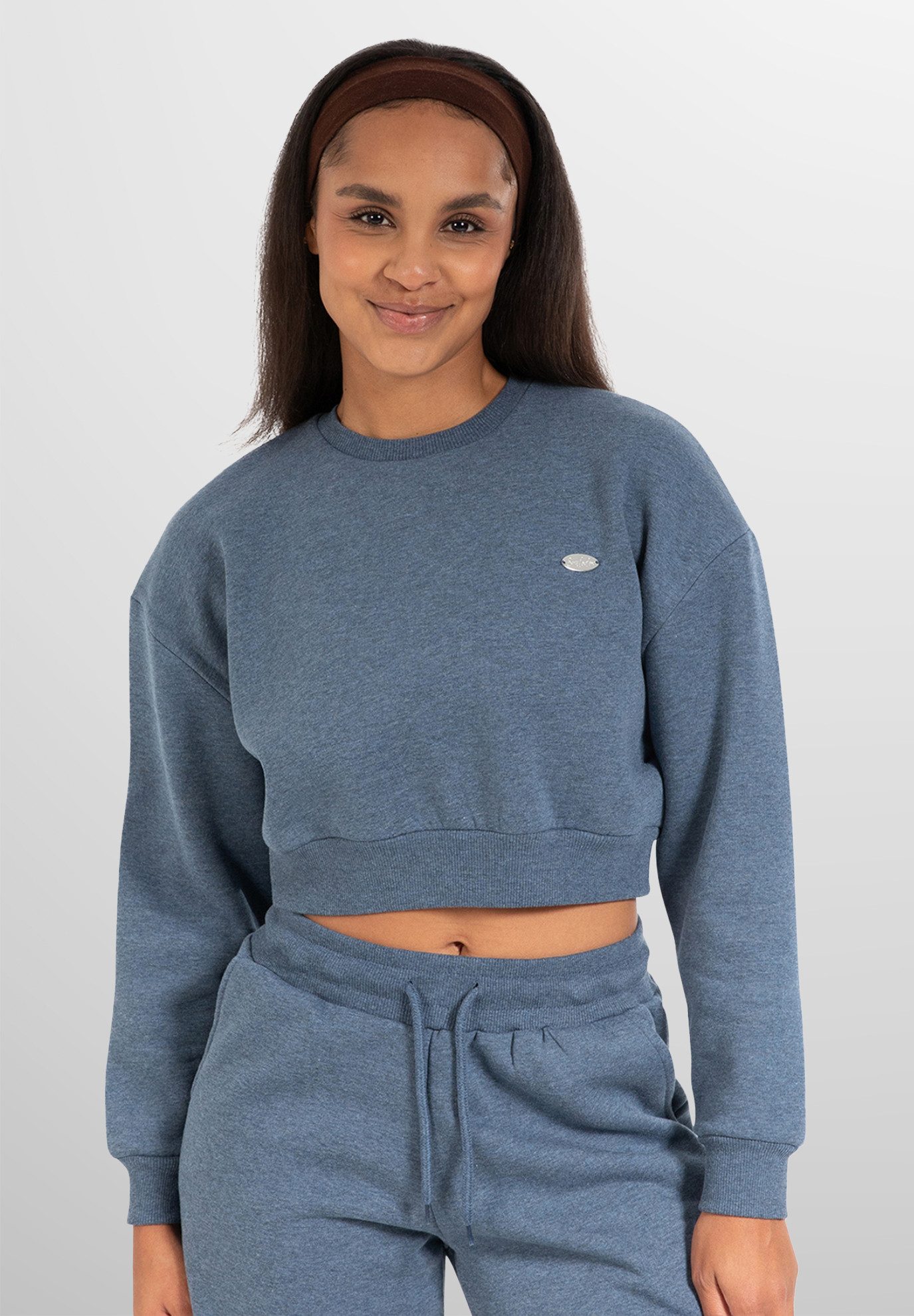 Smilodox Sweatshirt Amelia, Oversize Crop Pullover günstig online kaufen