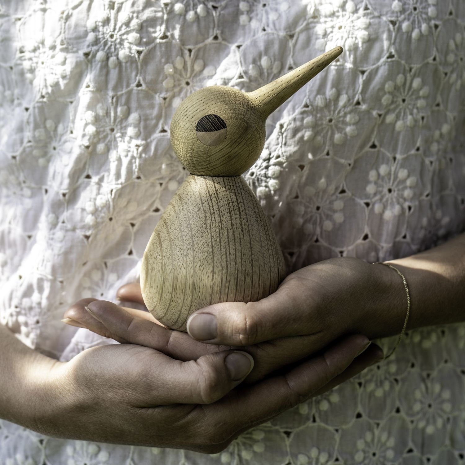 Architectmade Dekofigur Bird Large Eiche