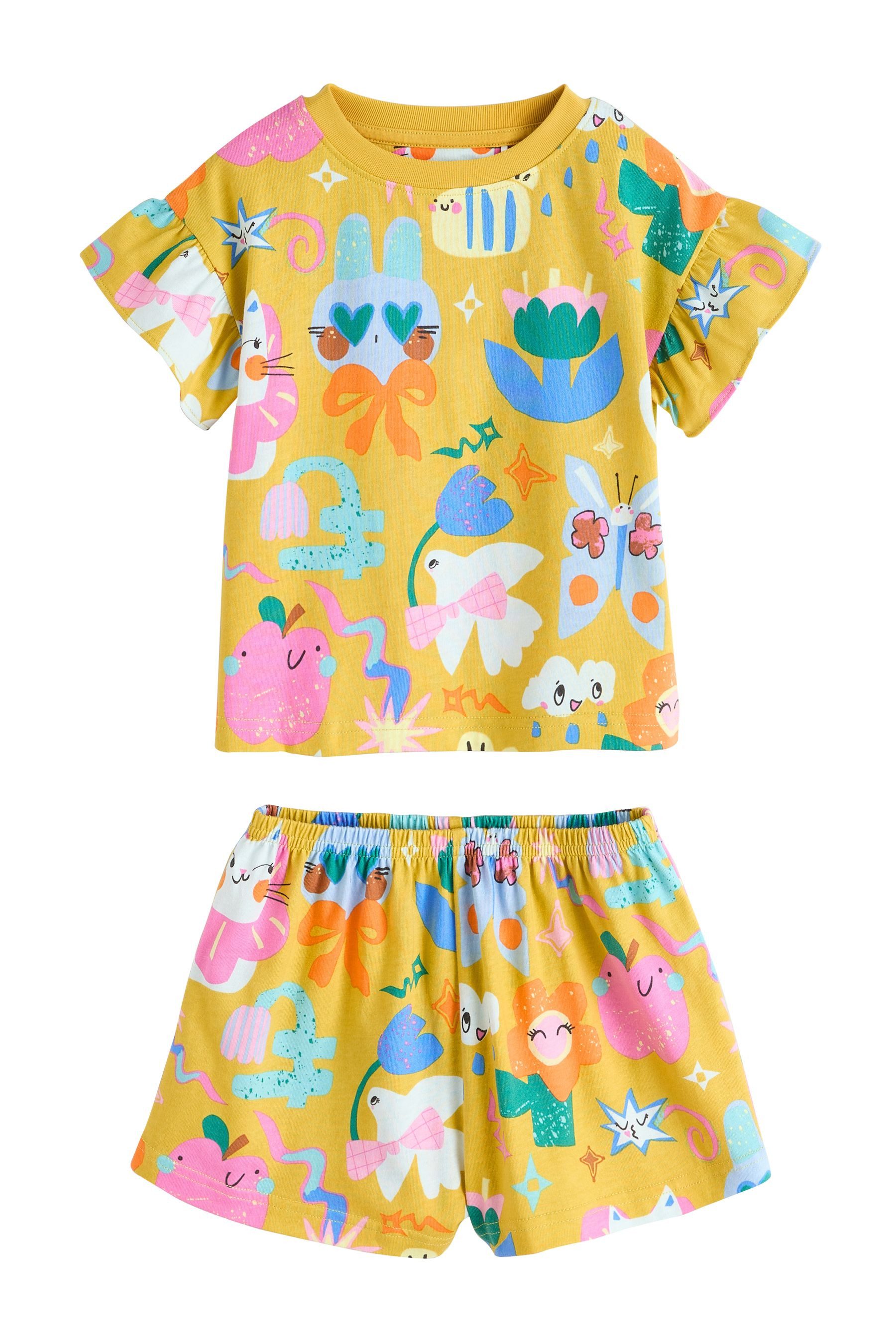 Next Pyjama Kurze Schlafanzüge, 3er-Pack (6 tlg)