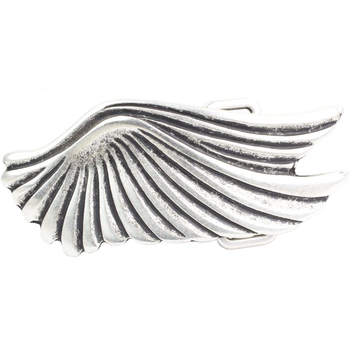 - 4,0 - BELTINGER Gür Buckle Gürtelschnalle Engelsflügel Gürtelschließe Wechselschließe cm Silber 40mm