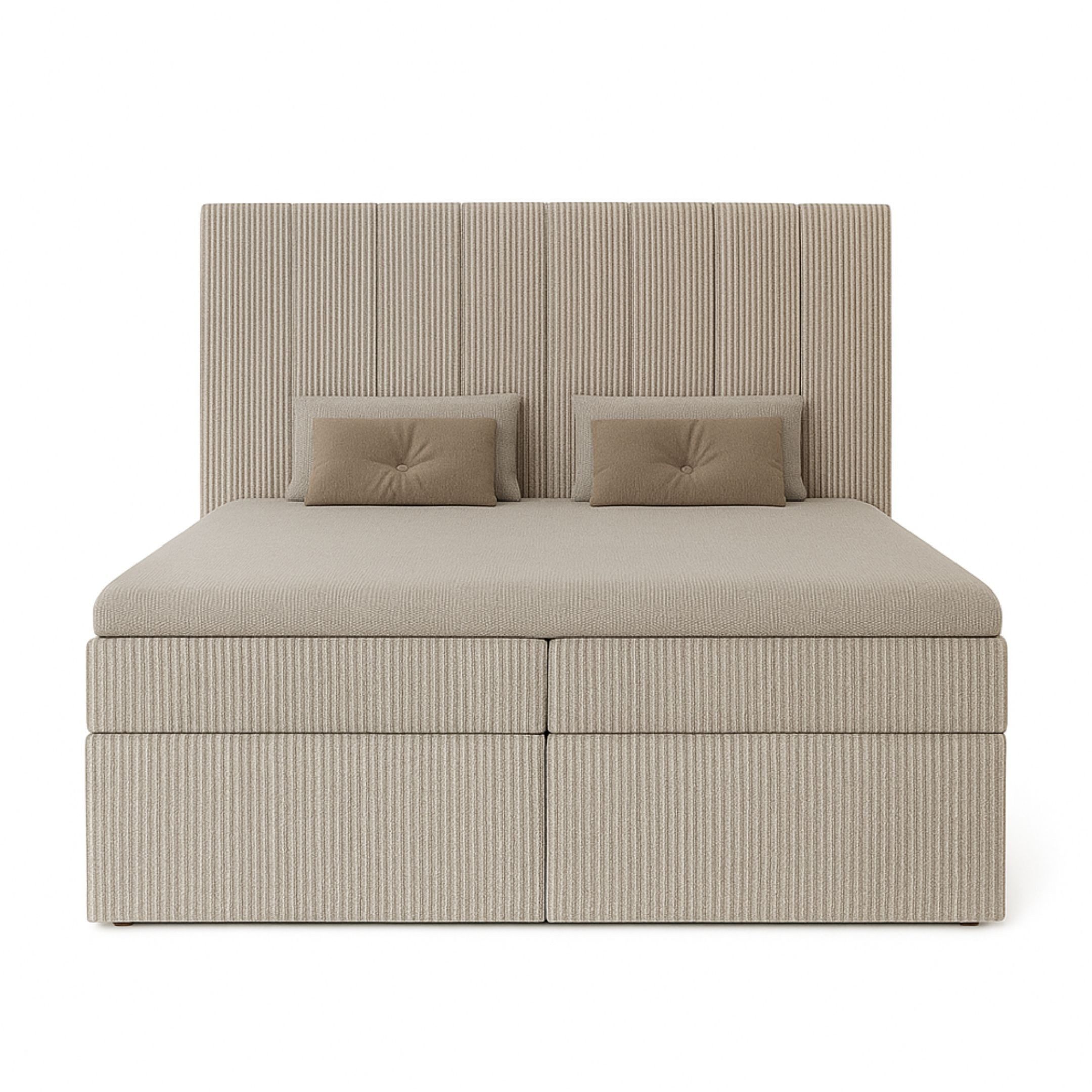 MARPUR Boxspringbett NERO MIL (Boxspringbett, Bettkasten, Matratze), Bettka günstig online kaufen