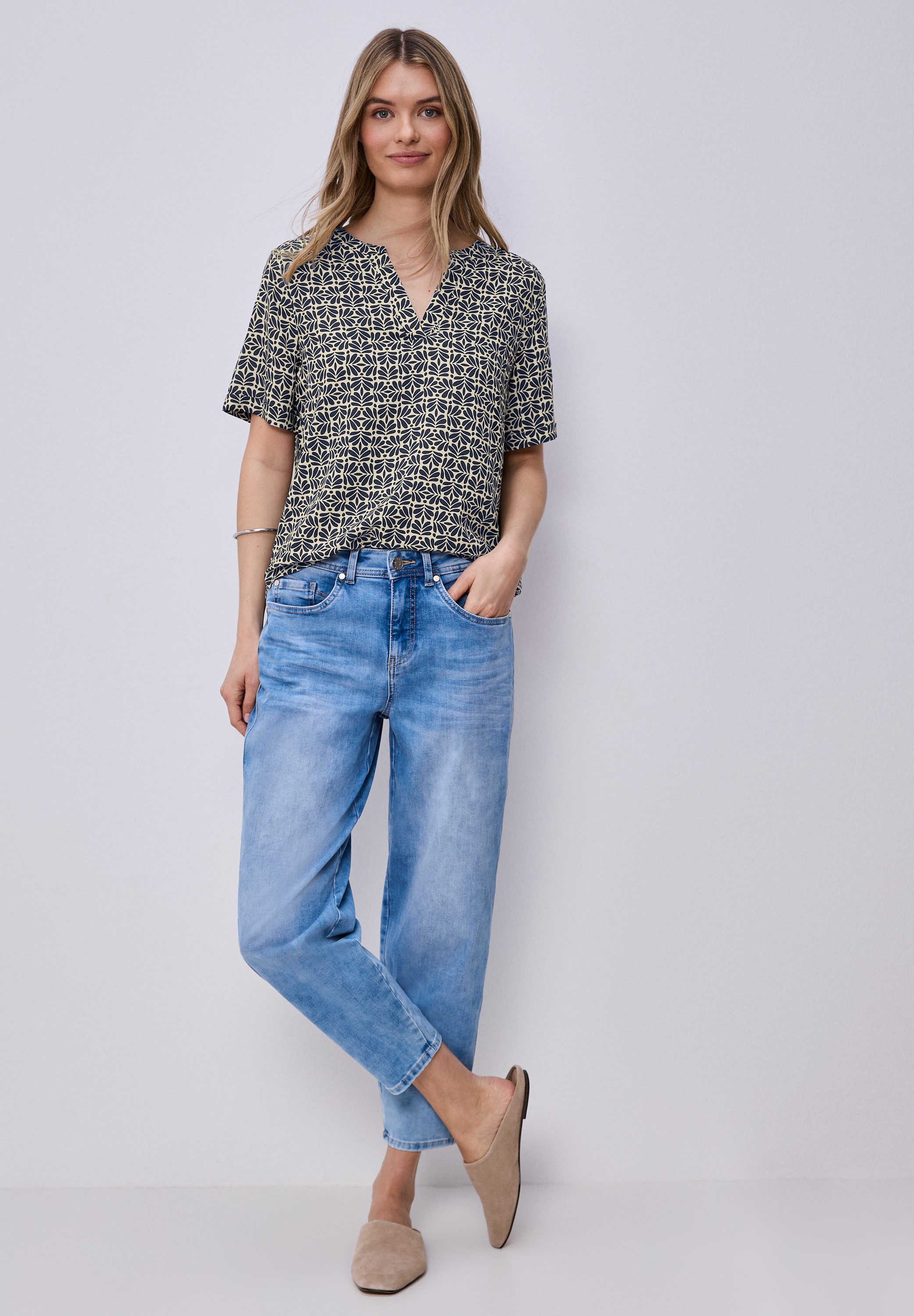 STREET ONE Klassische Bluse mit Turn-Up Funktion – Bild 4 von 5