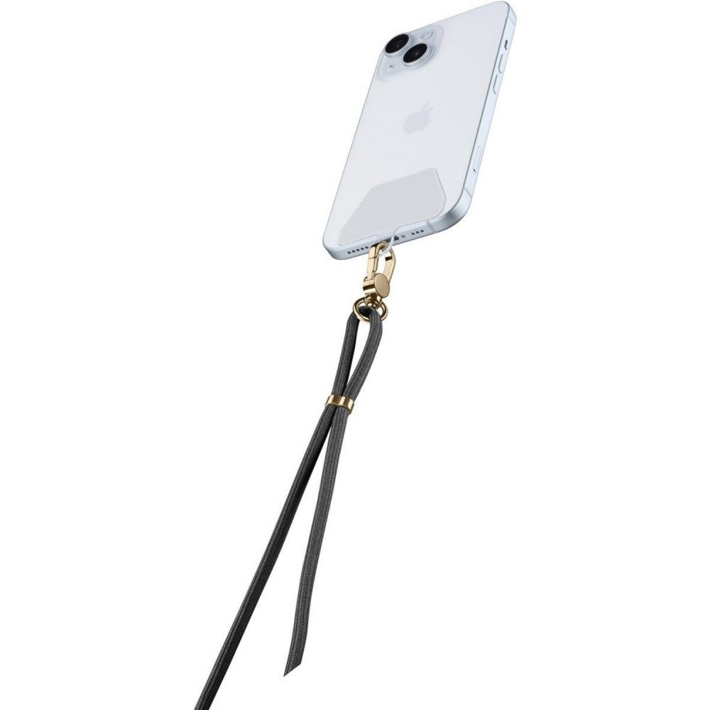 Cellularline Smartphone-Hülle WRISTSTRAPK Universal Strap Handschlaufe Schwarz