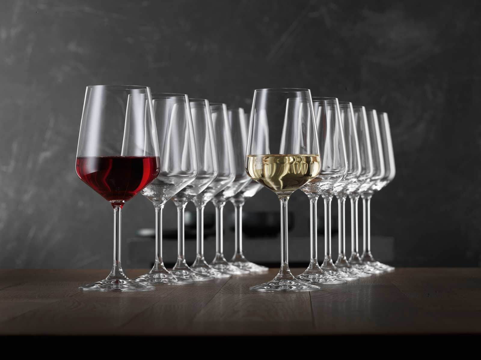 SPIEGELAU Weinglas Style Rot- und Weißweingläser 12er Set, 12-tlg., Glas