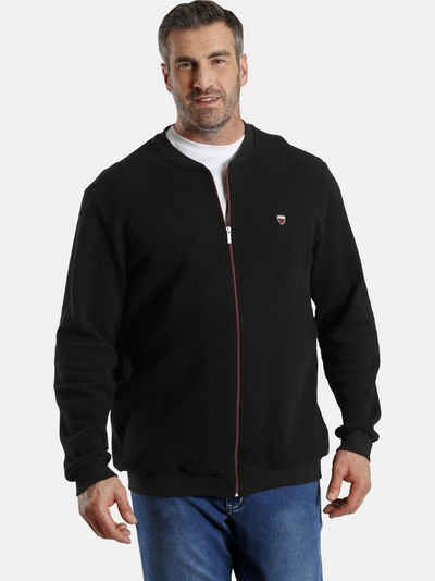 Charles Colby Sweatjacke DUKE COLM +Fit Kollektion, Waffel-Pikee