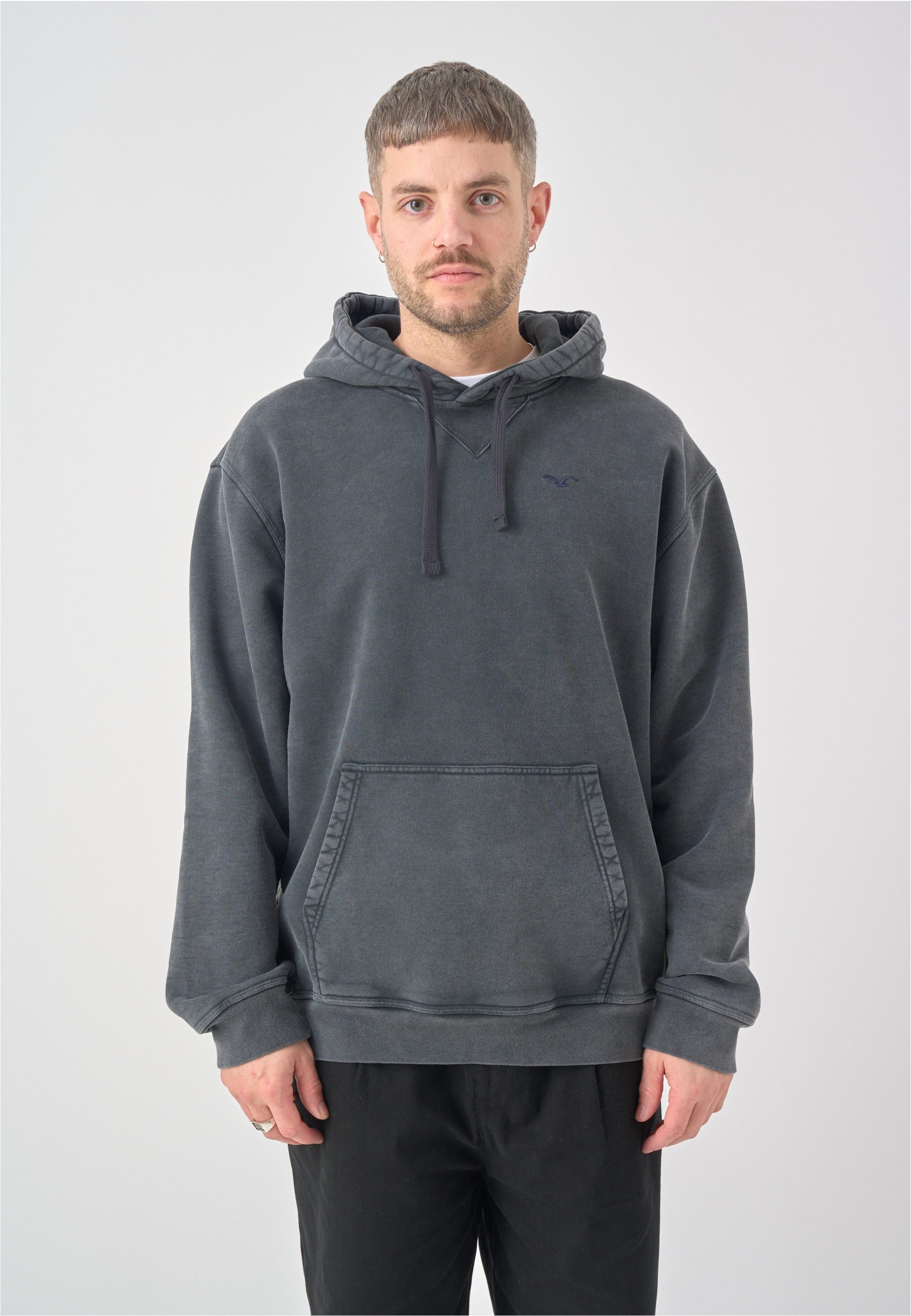 Cleptomanicx Kapuzensweatshirt Boxy Hooded Ligull Washed günstig online kaufen