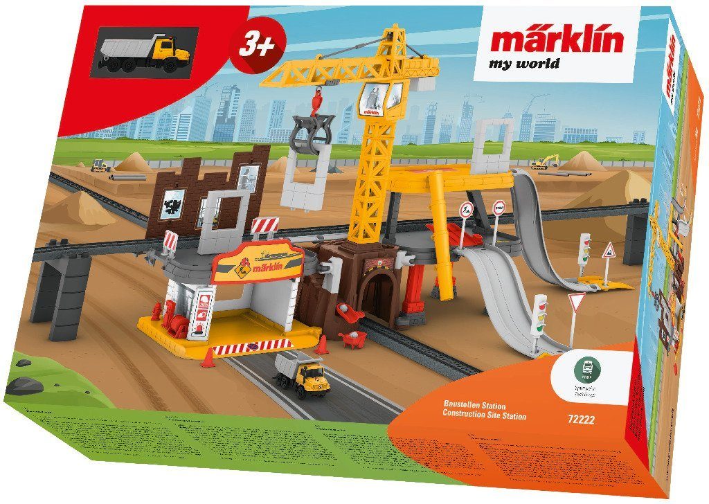 Modelleisenbahn-Baustelle Märklin my world - Baustellen Station - 72222