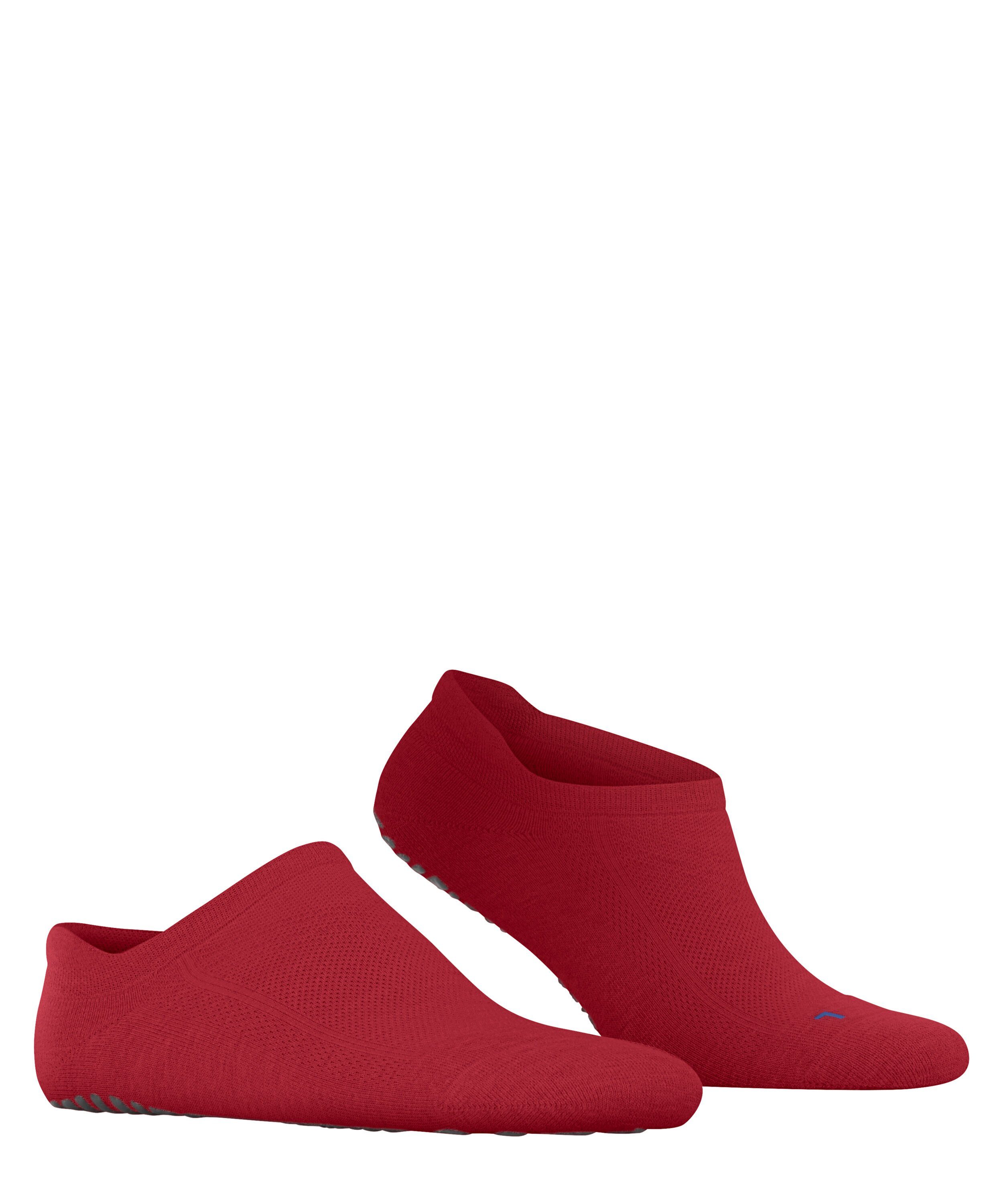 (8074) red pepper auf der Sohle Noppendruck FALKE Kick mit Cool rutschhemmendem Sneakersocken (1-Paar)