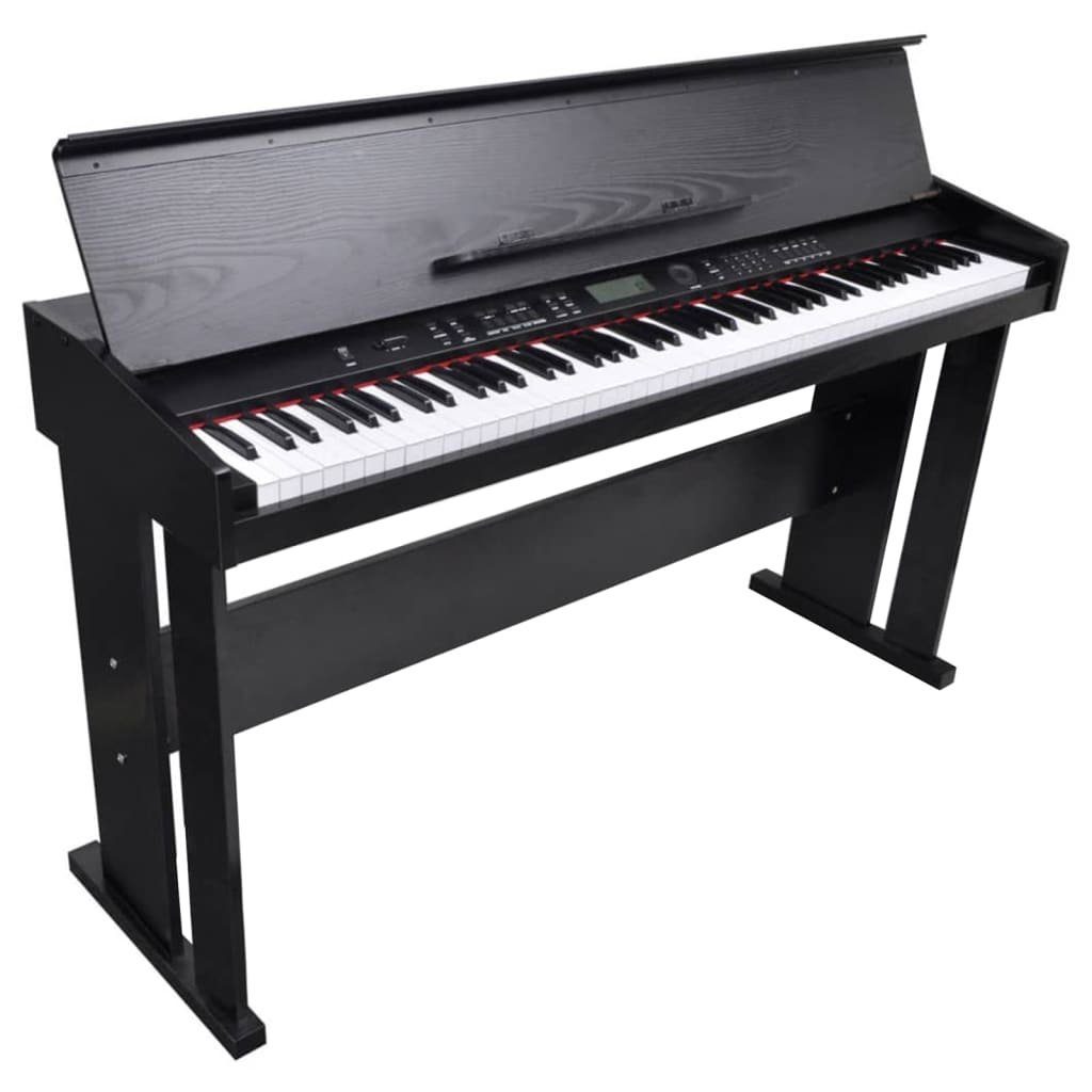 vidaXL Tasten Klavier Digitalpiano mit Digital & E-Piano 88 Elektro (88 tlg) Notenablage,