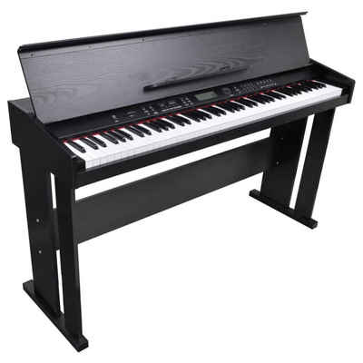 vidaXL Digitalpiano »Elektro Klavier Digital E-Piano mit 88 Tasten & Notenablage«, (88 tlg)