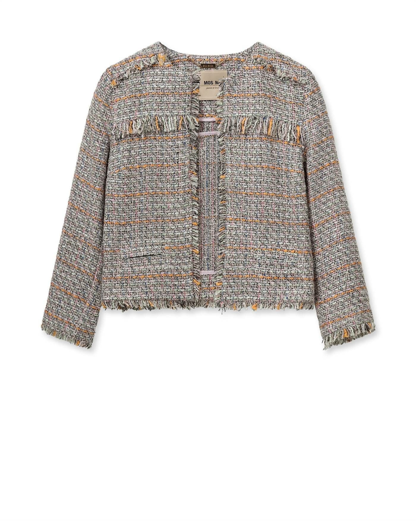 Mos Mosh Lederjacke Blouson für Damen (1-St)