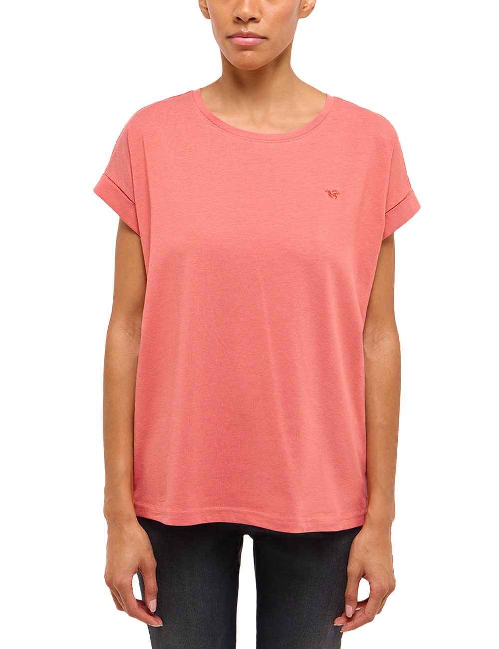 MUSTANG Kurzarmshirt Damen Style Lesley