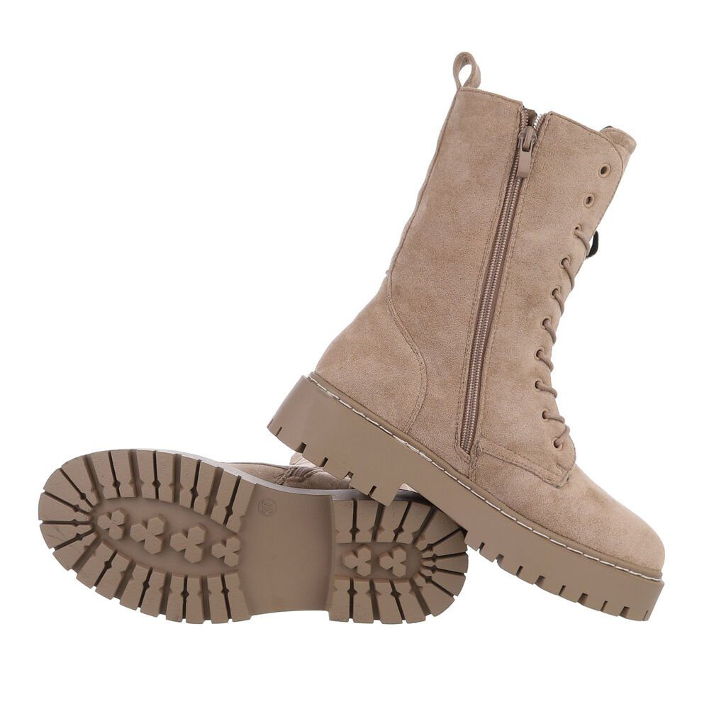 Ital-Design Damen Schnürschuhe Freizeit Schnürstiefelette (84338326) günstig online kaufen