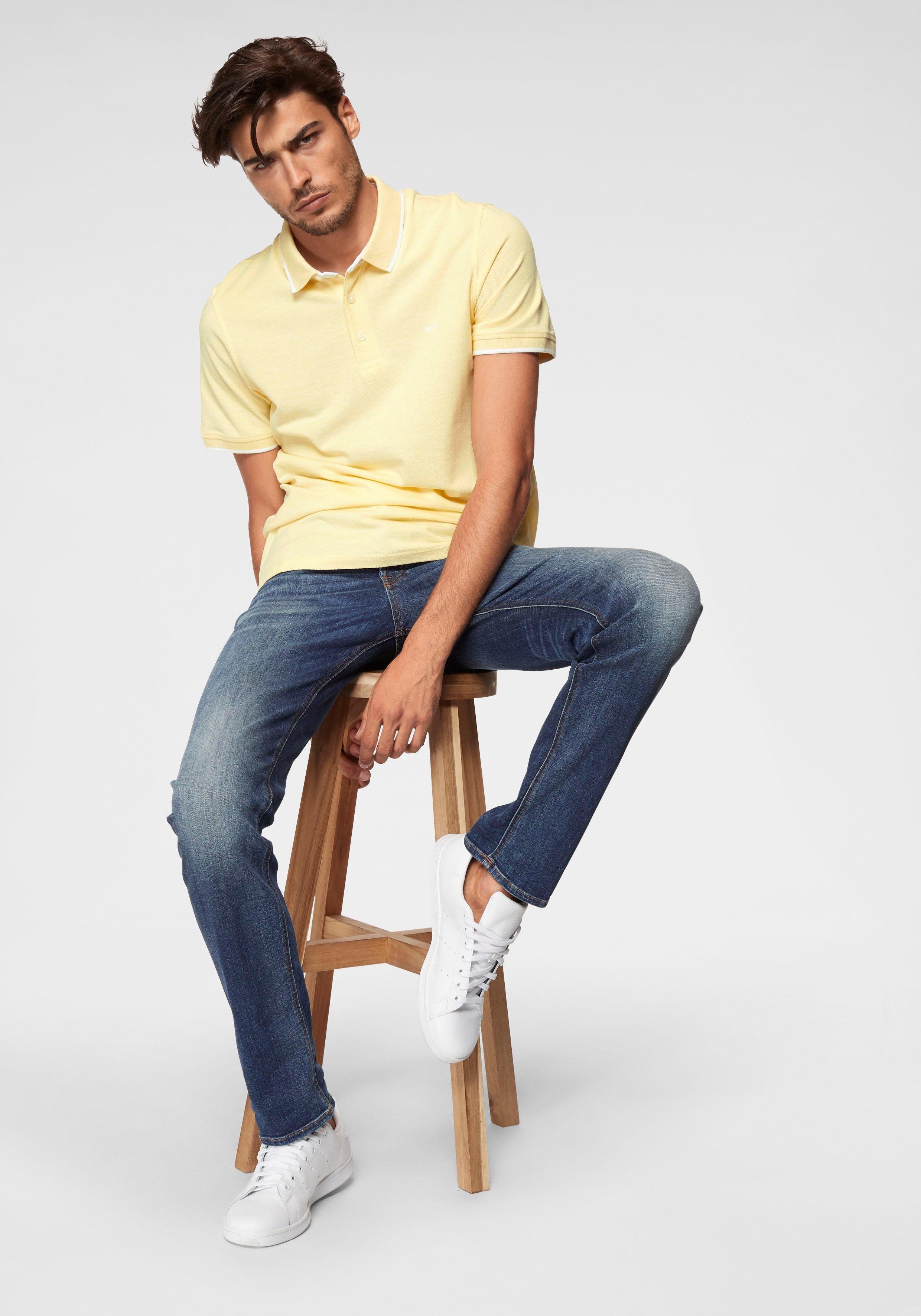 Jack & Jones Slim-fit-Jeans JJITIM mit Waschung und praktischen Taschen Abriebeffekte, modisch, slim fit, Denim