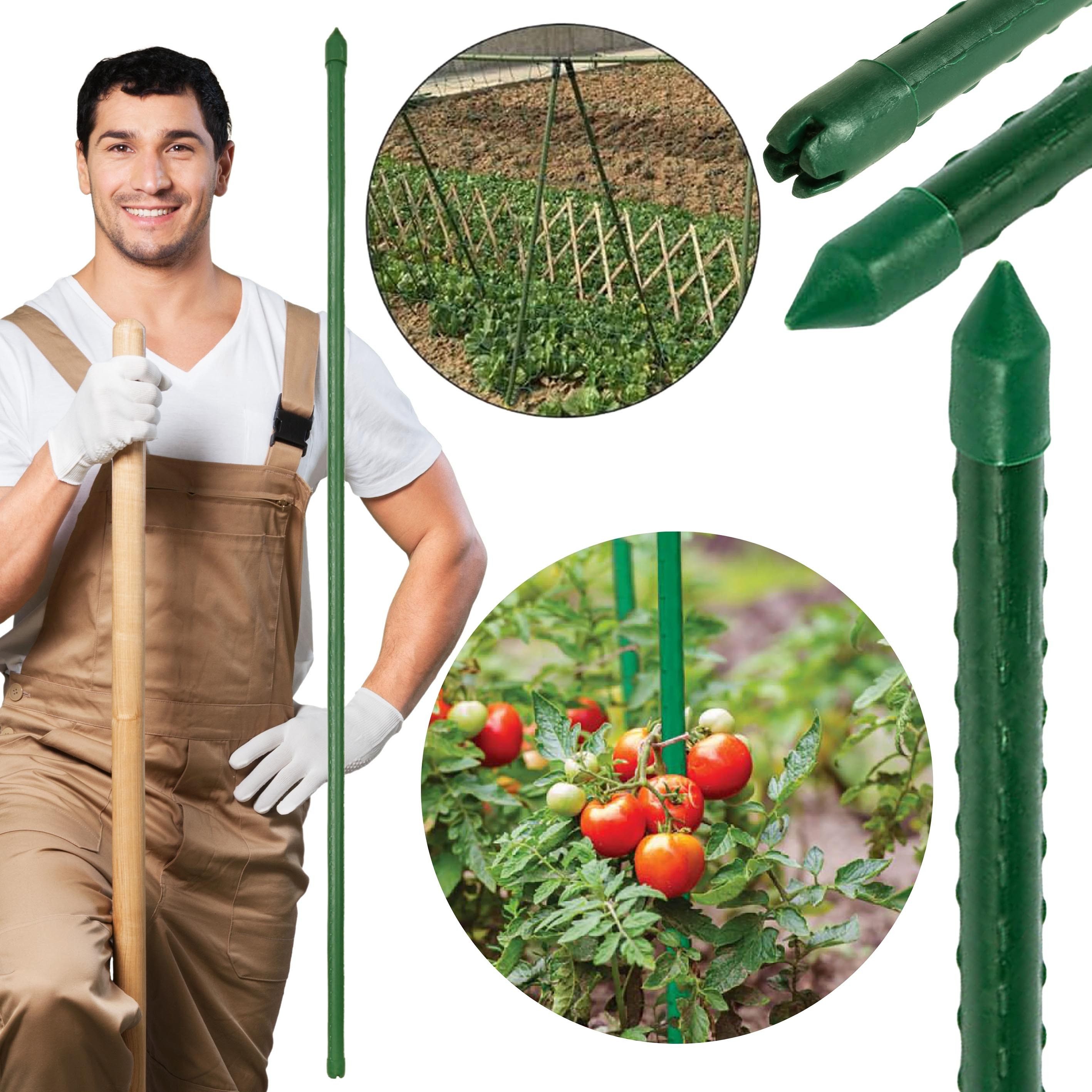 Sarcia.eu Rankhilfe Rankhilfe, beschichteter Tomatenstütze 16mm/120cm 1 Stück