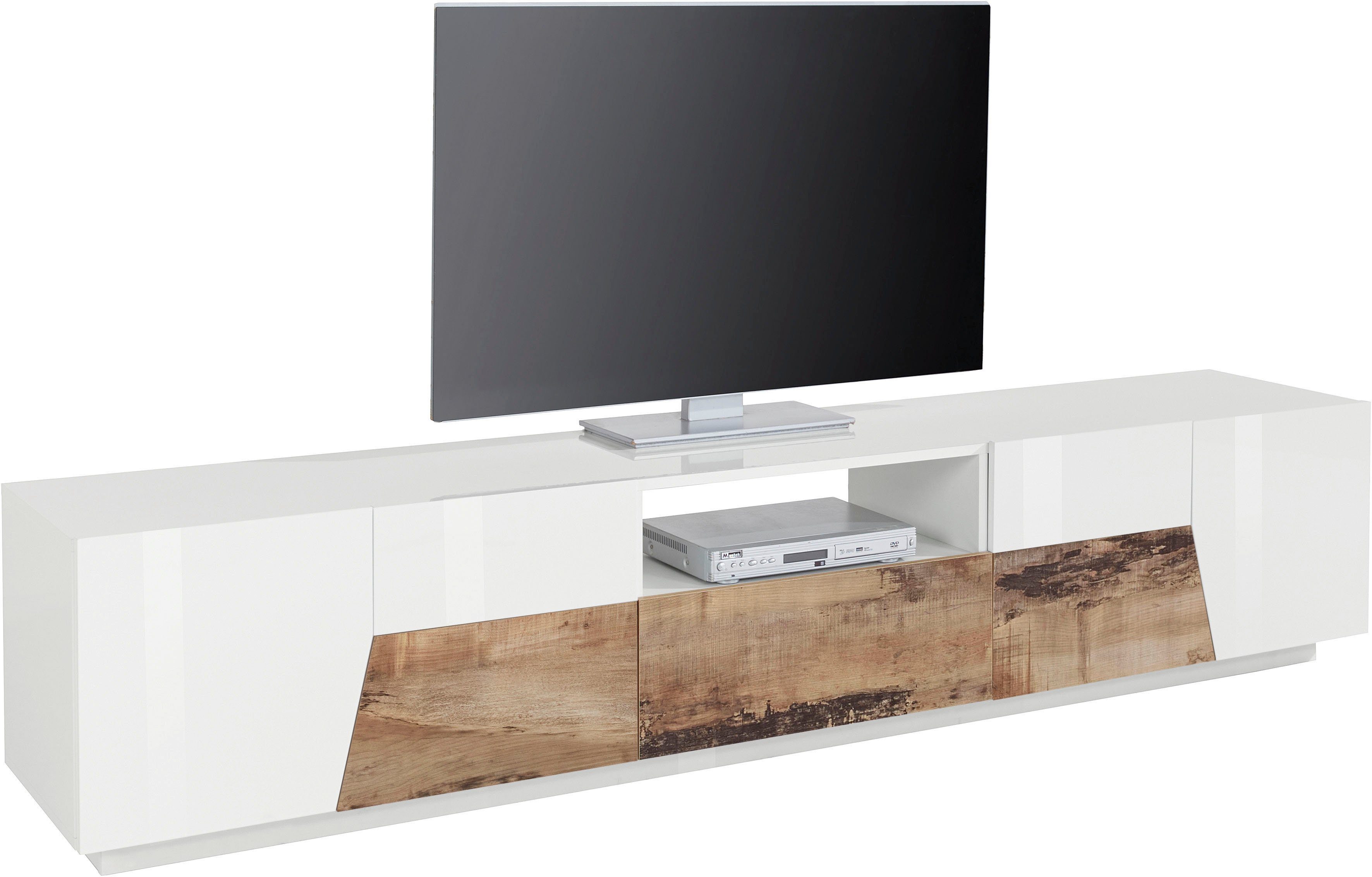 Home affaire Lowboard ALIEN- TV-Board, mit 4 Türen, 1 Schublade und 1 offen günstig online kaufen