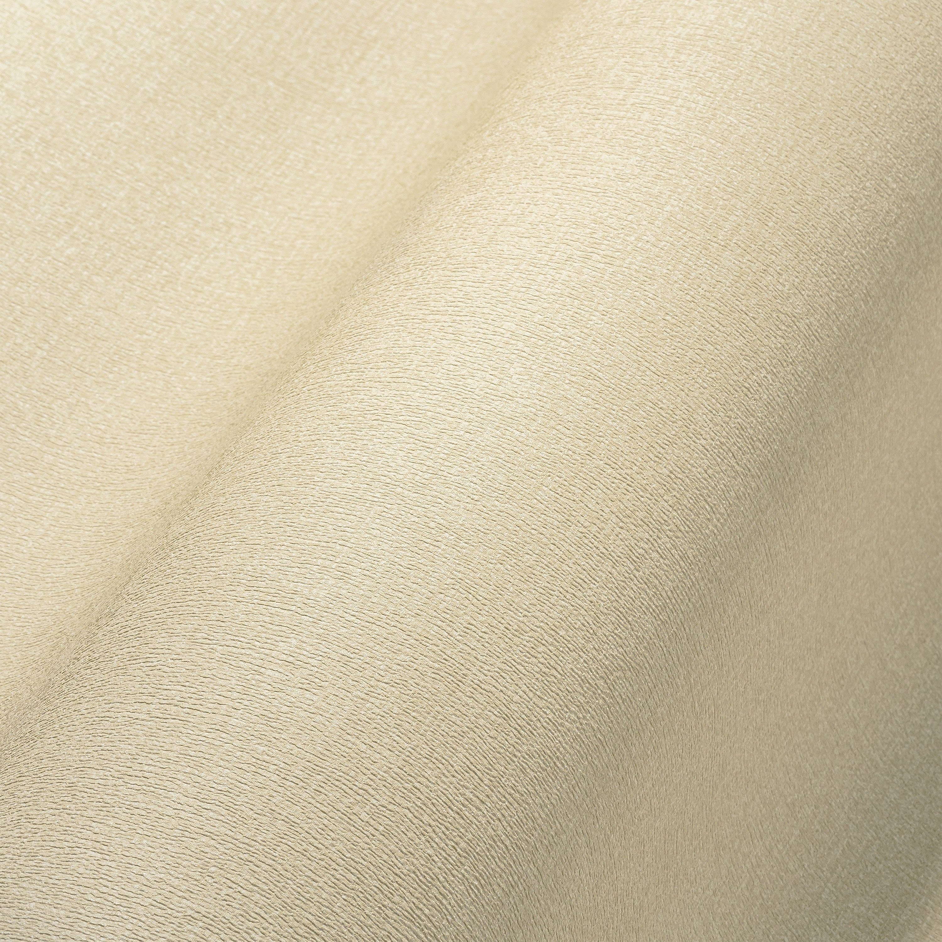 Bricoflor Uni Vliestapete Gelb Beige Einfarbige Tapete mit Vinyl Ideal für günstig online kaufen