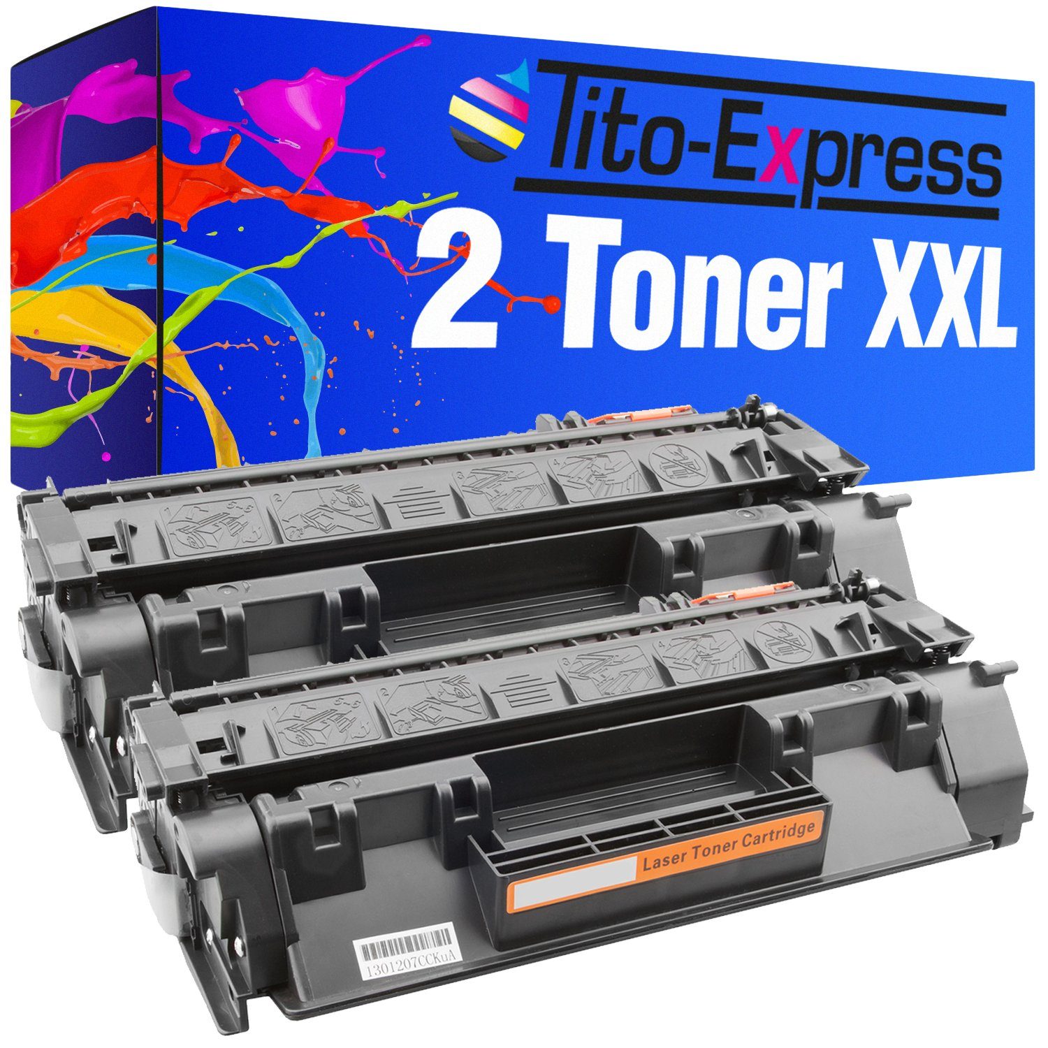 Tito-Express Tonerpatrone 2er Set ersetzt Canon CRG-715 CRG 715 CanonCRG715, (Doppelpack, 2x Black), für LBP-3370 Lasershot LBP-3310 LBP-3370 i-SENSYS LBP-3370 LBP-3310