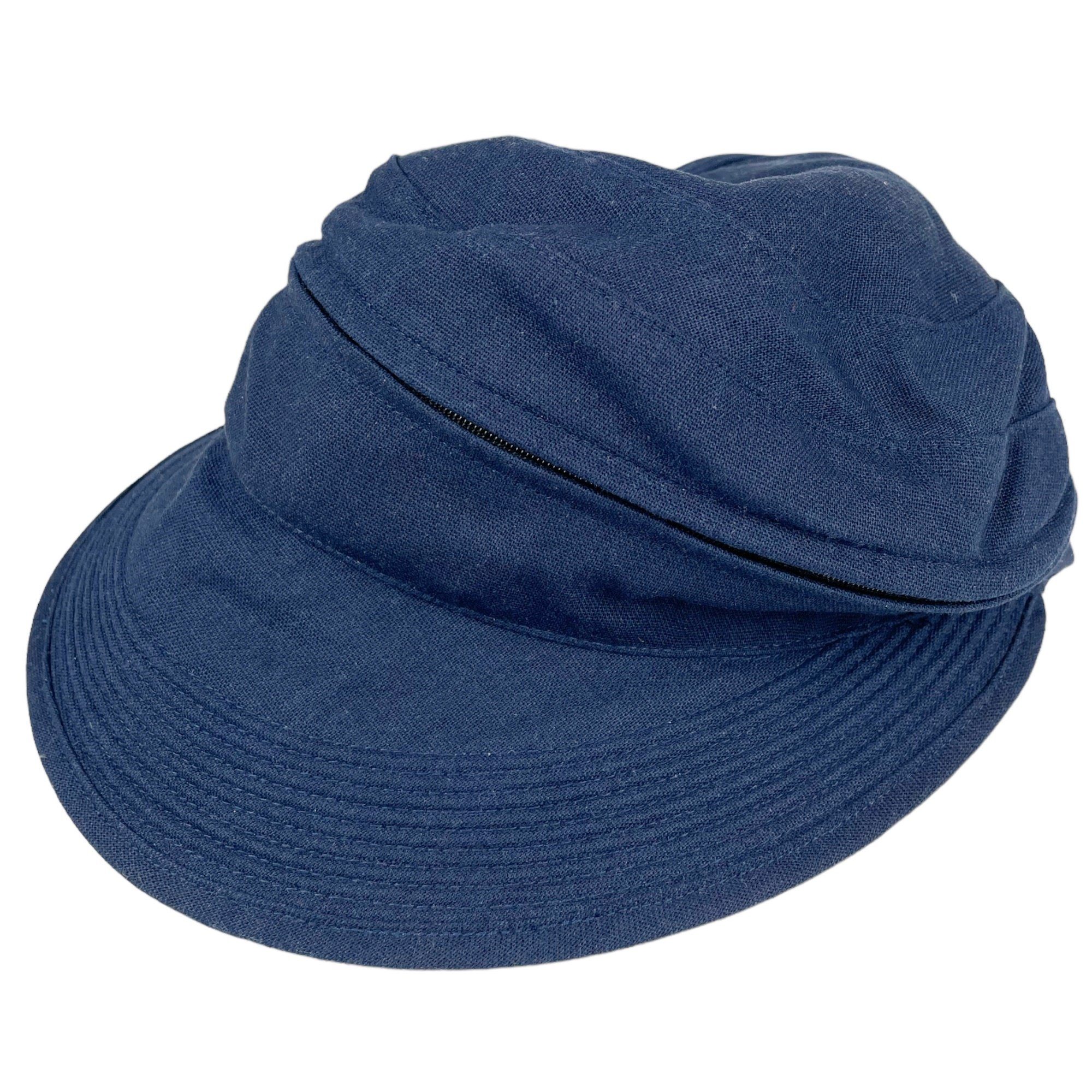 Taschen4life Sonnenhut Visor Cap 2in1 Sonnencap Basecap & Sonnenschutz in Einem, unisex, aus Leinen – Bild 3 von 5