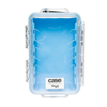 Stagg Topcase Wasser- und staubdichtes universelles Mini-Transportcase mit Gummi-...