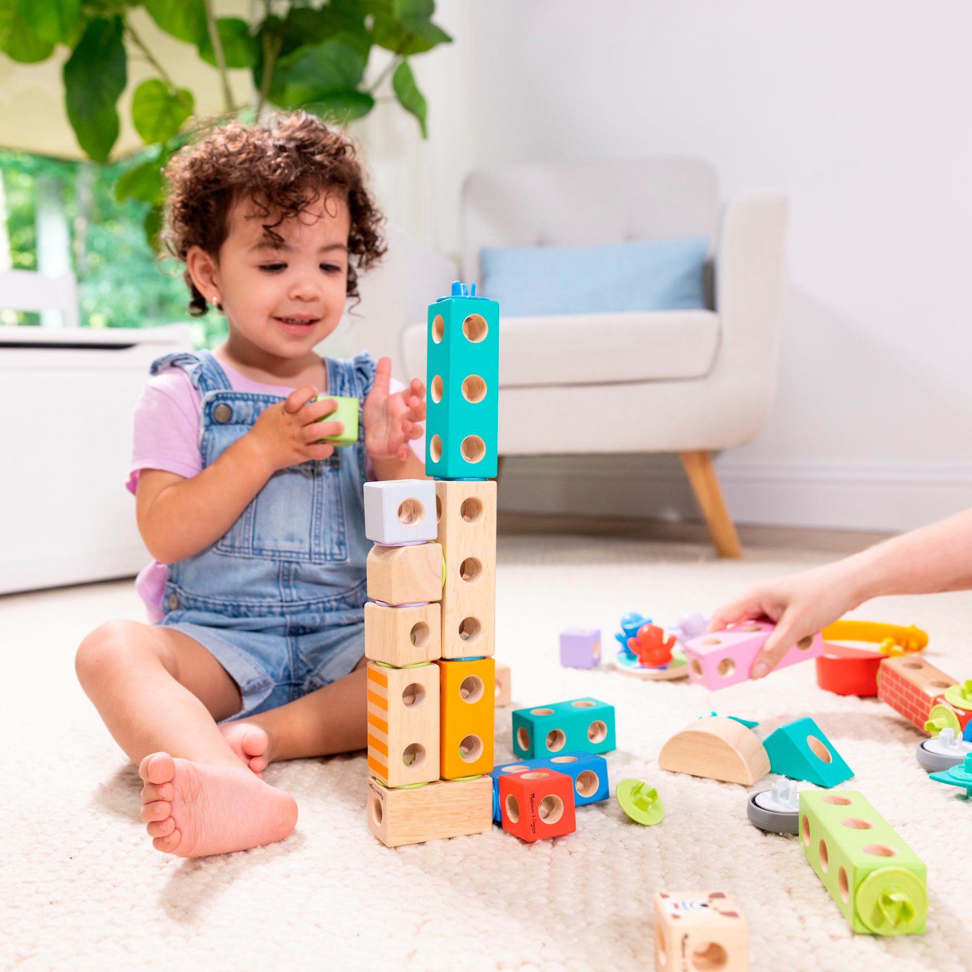 Spin Master Melissa & Doug Blockables Stadt Spielbausteine, (73 St)