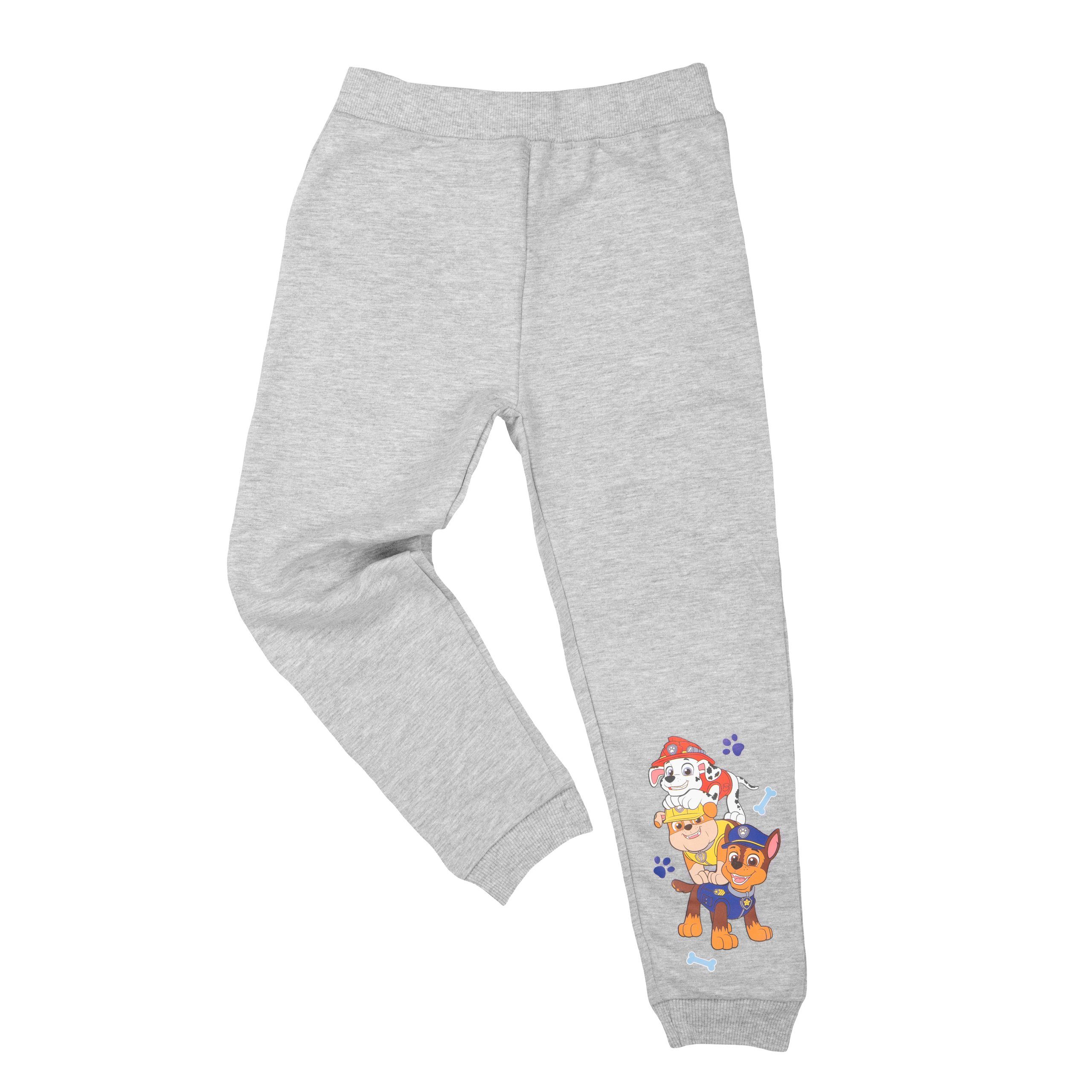 United Labels® Jogginghose Paw Patrol - Chase, Marshall & Rubble - Knochen & Tatzen