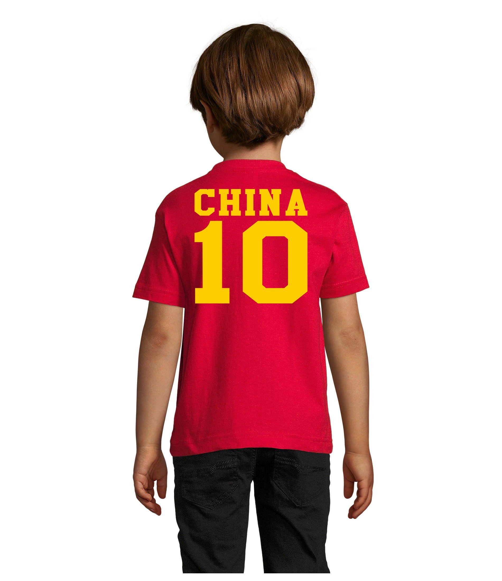 Fußball Weltmeister Trikot WM Asien Meister & Kinder,China Brownie Sport Blondie T-Shirt