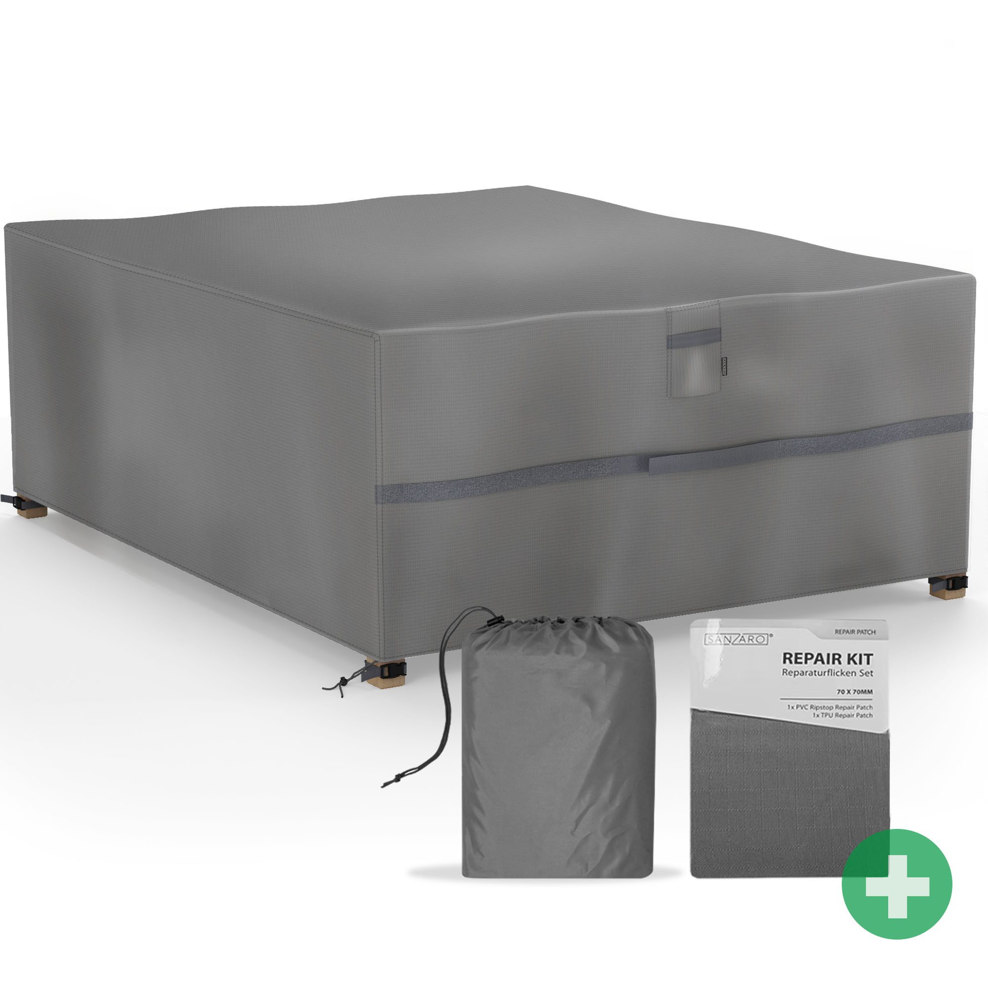 Sanzaro Gartenmöbel-Schutzhülle, 600D Oxford Gewebe, RipStop-Technologie, U günstig online kaufen