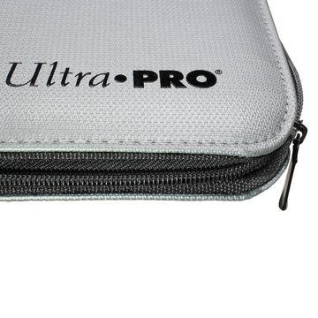 Ultra Pro Sammelkarte 9-Pocket Zippered PRO-Binder - Silber - aus feuerfesten Material, mit Reißverschluss