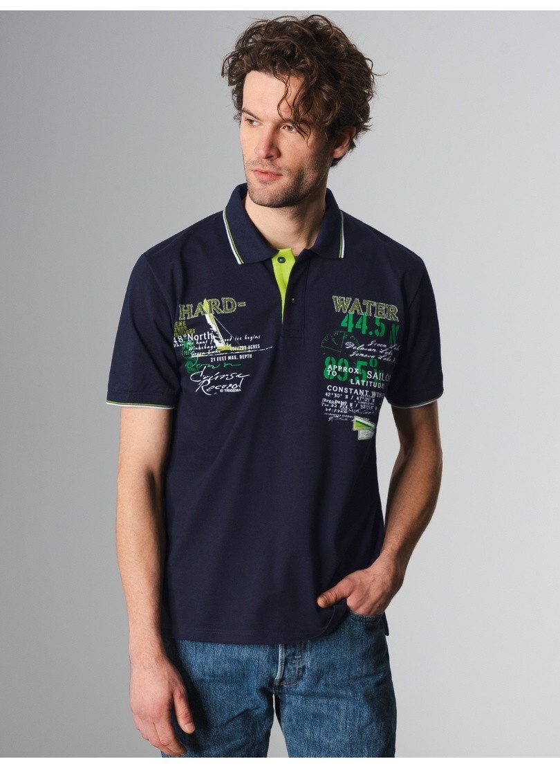 Trigema Poloshirt TRIGEMA Poloshirt mit maritimem günstig online kaufen