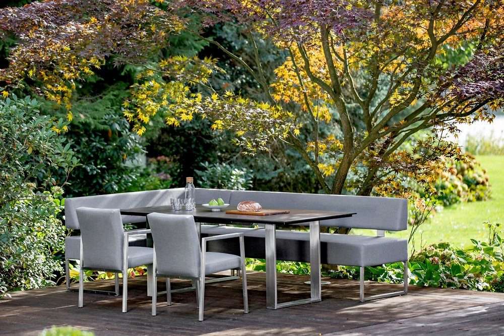 NIEHOFF GARDEN Gartenmöbel-Schutzhülle Niehoff Niden Adapter für Polsterbank inkl. Edelstahlhalterungen (1)
