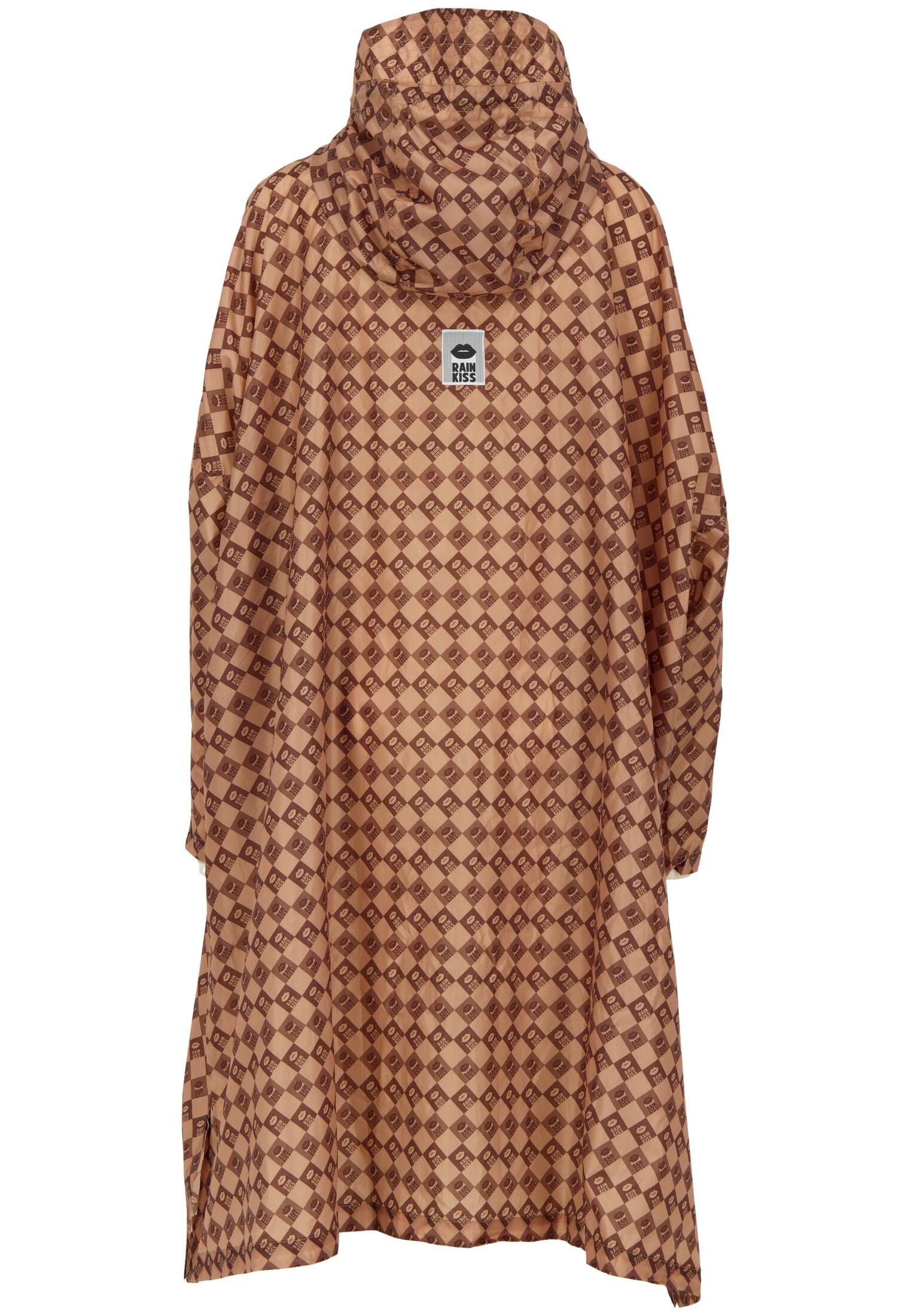 Rainkiss Regenjacke Damen Regenponcho DAMIER  günstig online kaufen