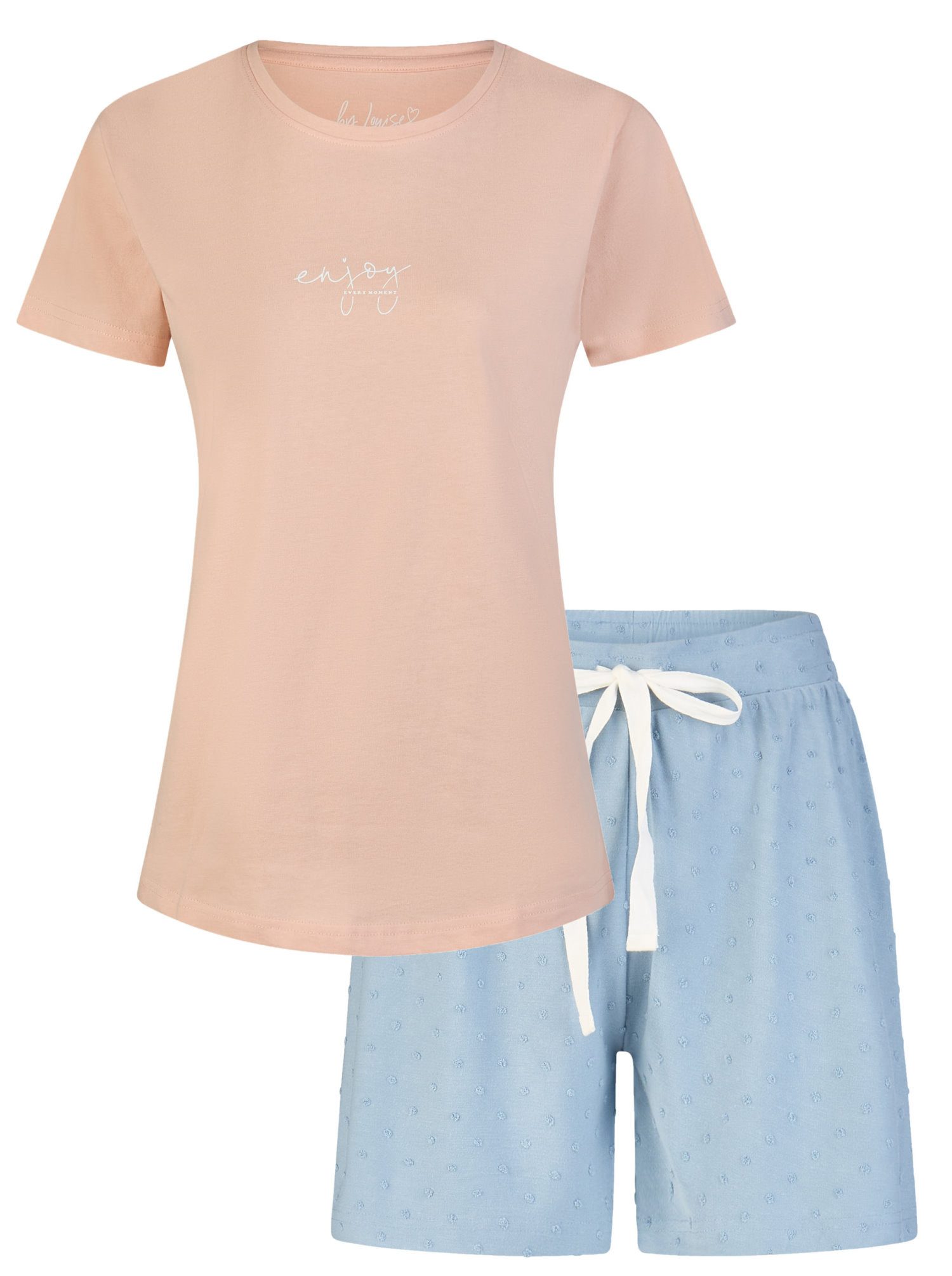 By Louise Shorty Damen Schlafanzug kurz (2 tlg) Modisches Design