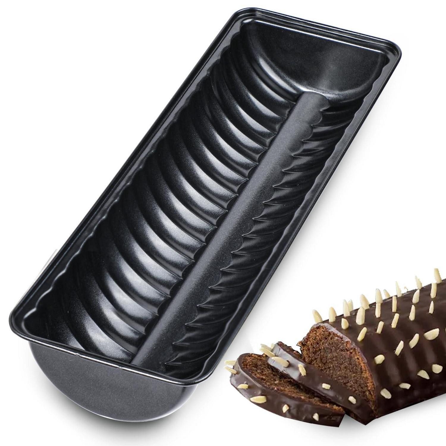 LuxusKollektion Rehrückenform Rehrückenbackform 33cm schwarz, (1-tlg)