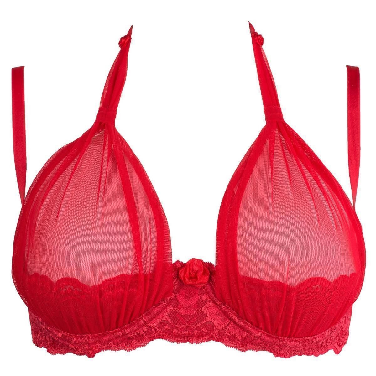 Axami Size Plus Halbschalen-BH Axami Size Plus - V - 8761PS Plus Size bra red
