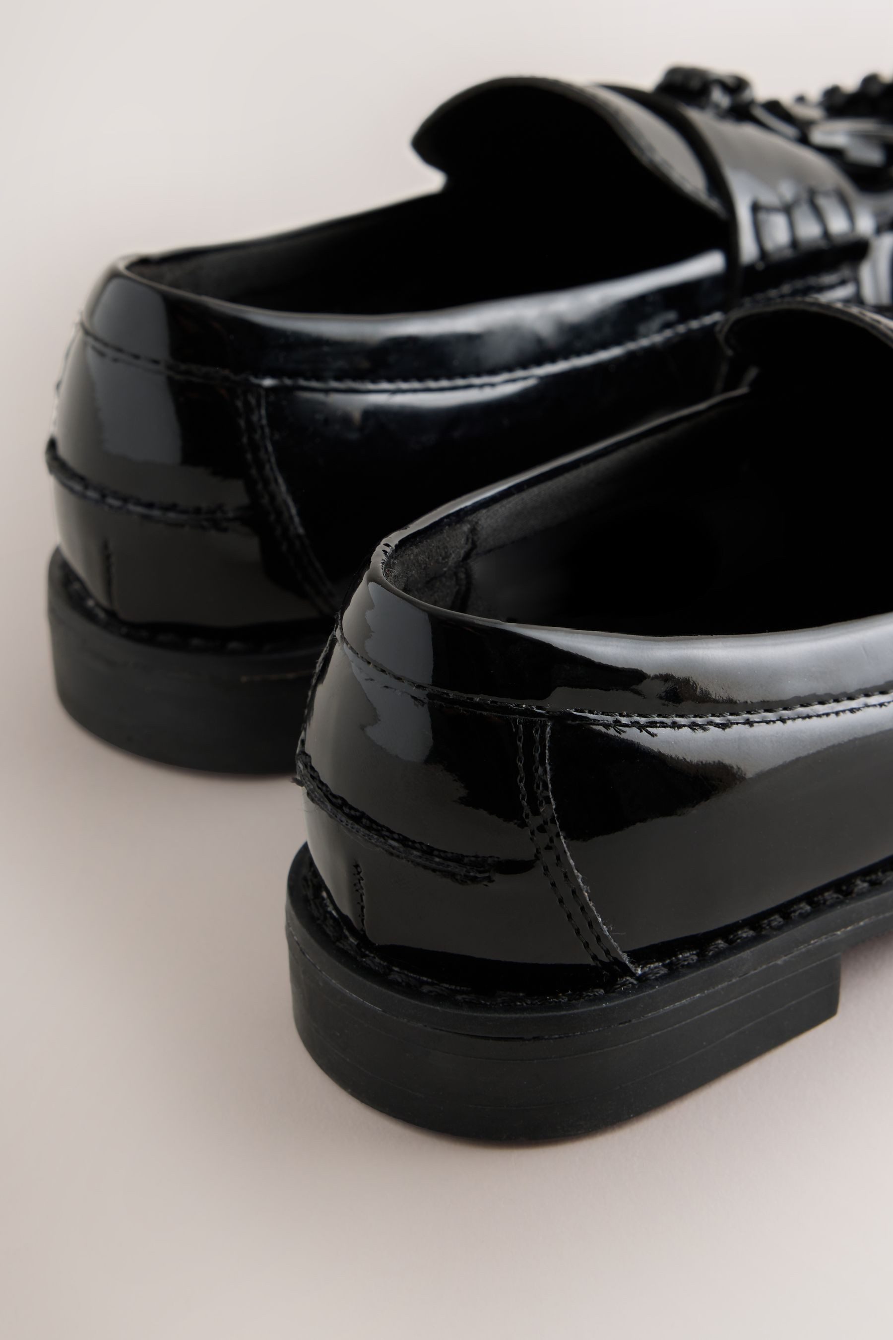 Next Loafer mit Raffung aus Leder für die Schule Loafer (1-tlg)