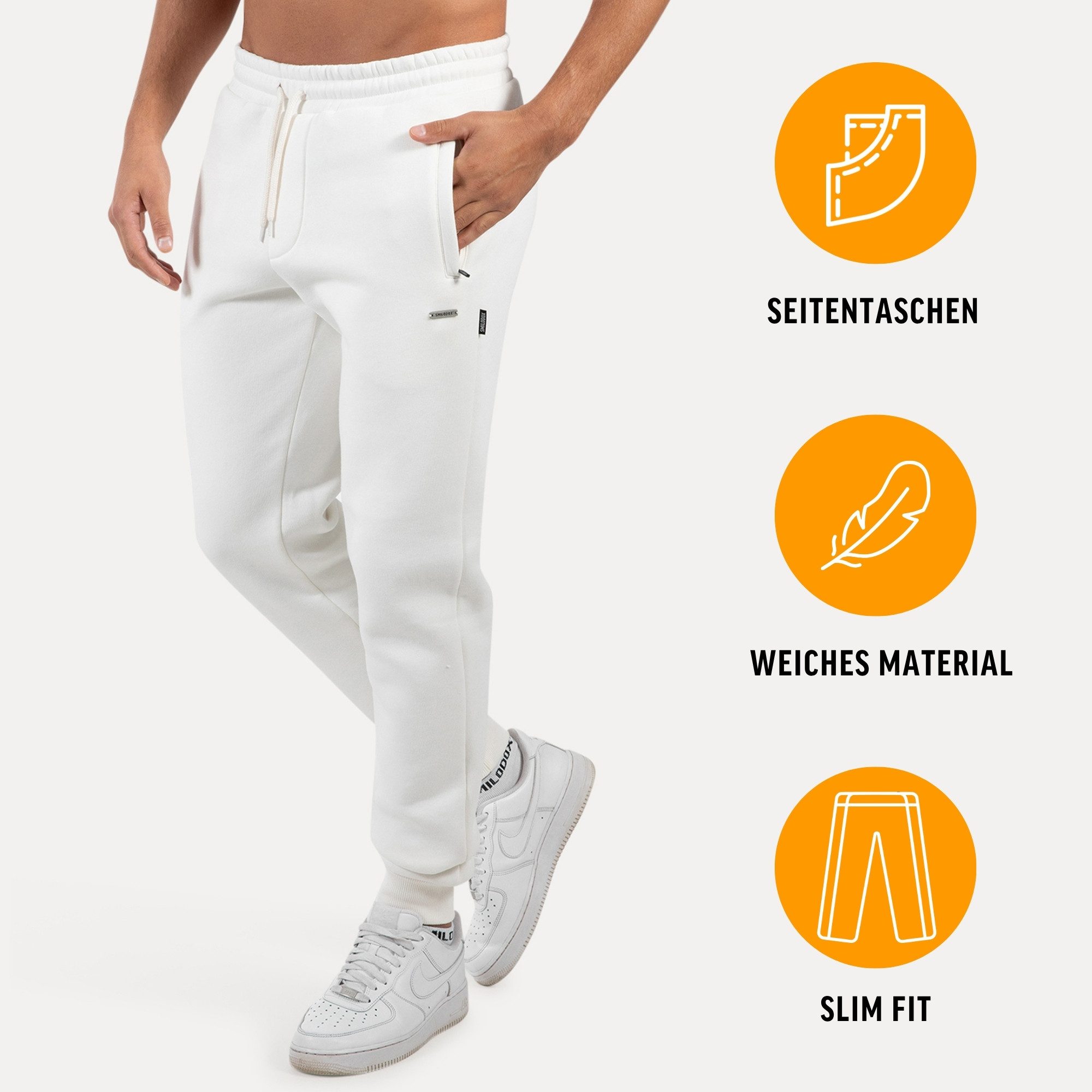 Smilodox Jogginghose Thilo Trainingshose mit Elastikbund & Seitentaschen, R günstig online kaufen