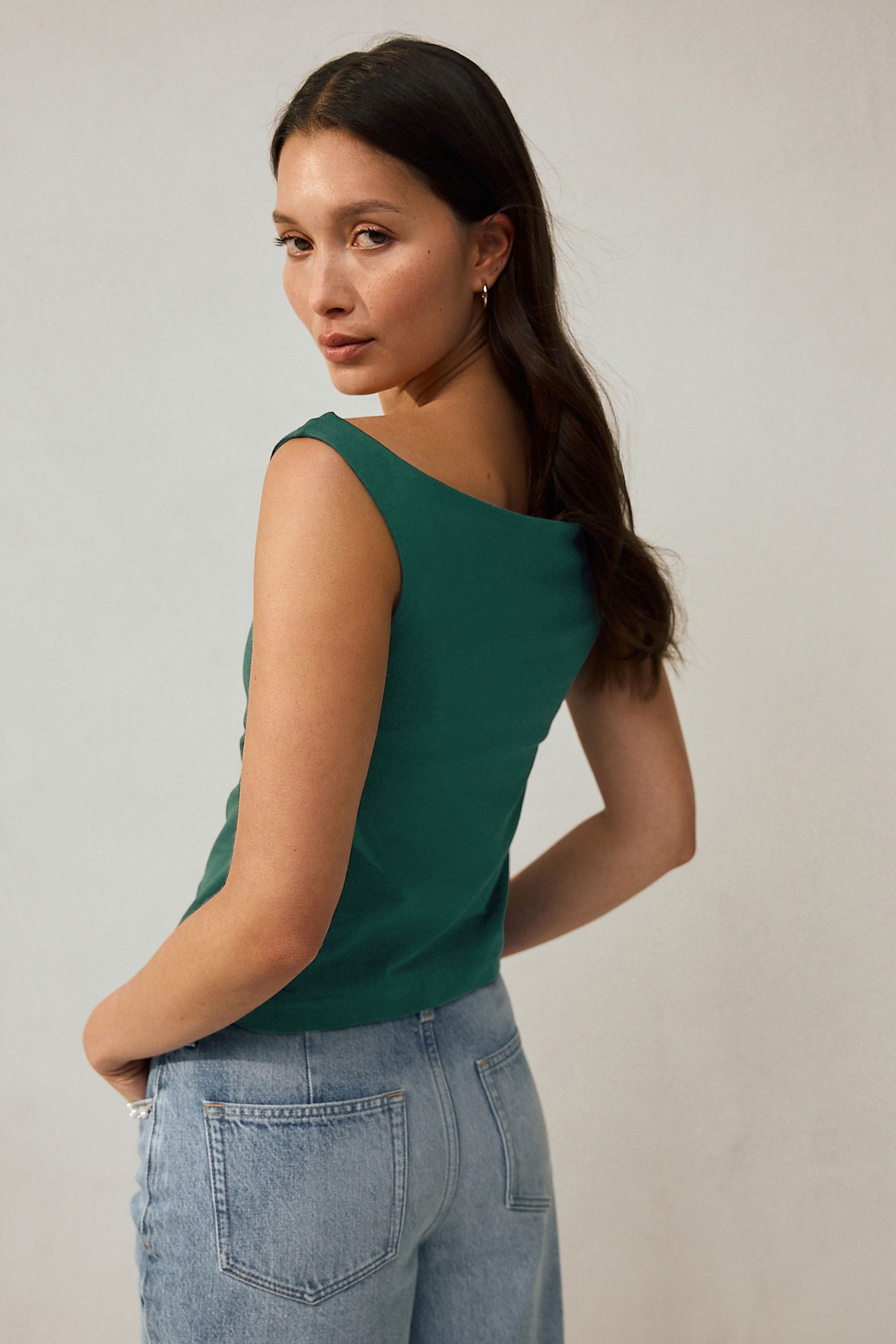 Next Shirttop Top mit offenem Ausschnitt günstig online kaufen
