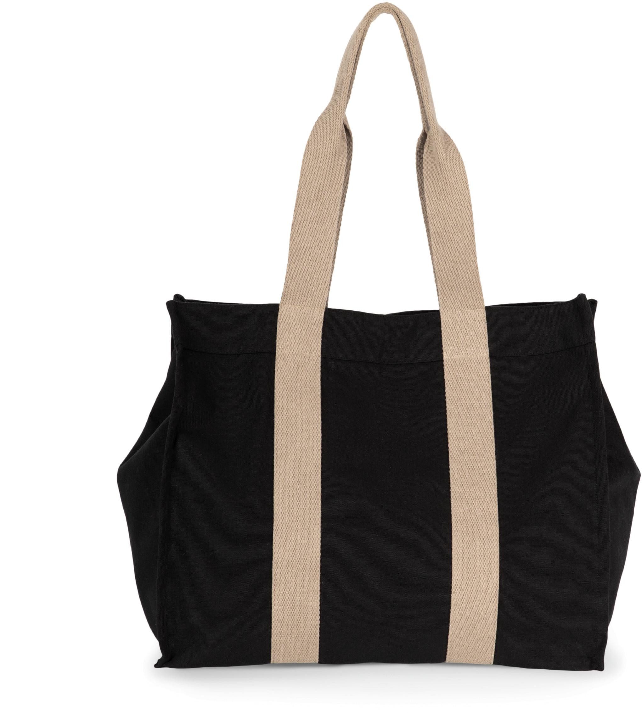 KiMOOD Einkaufsshopper Große recycelte Shoppingtasche mit Seitenfalte günstig online kaufen