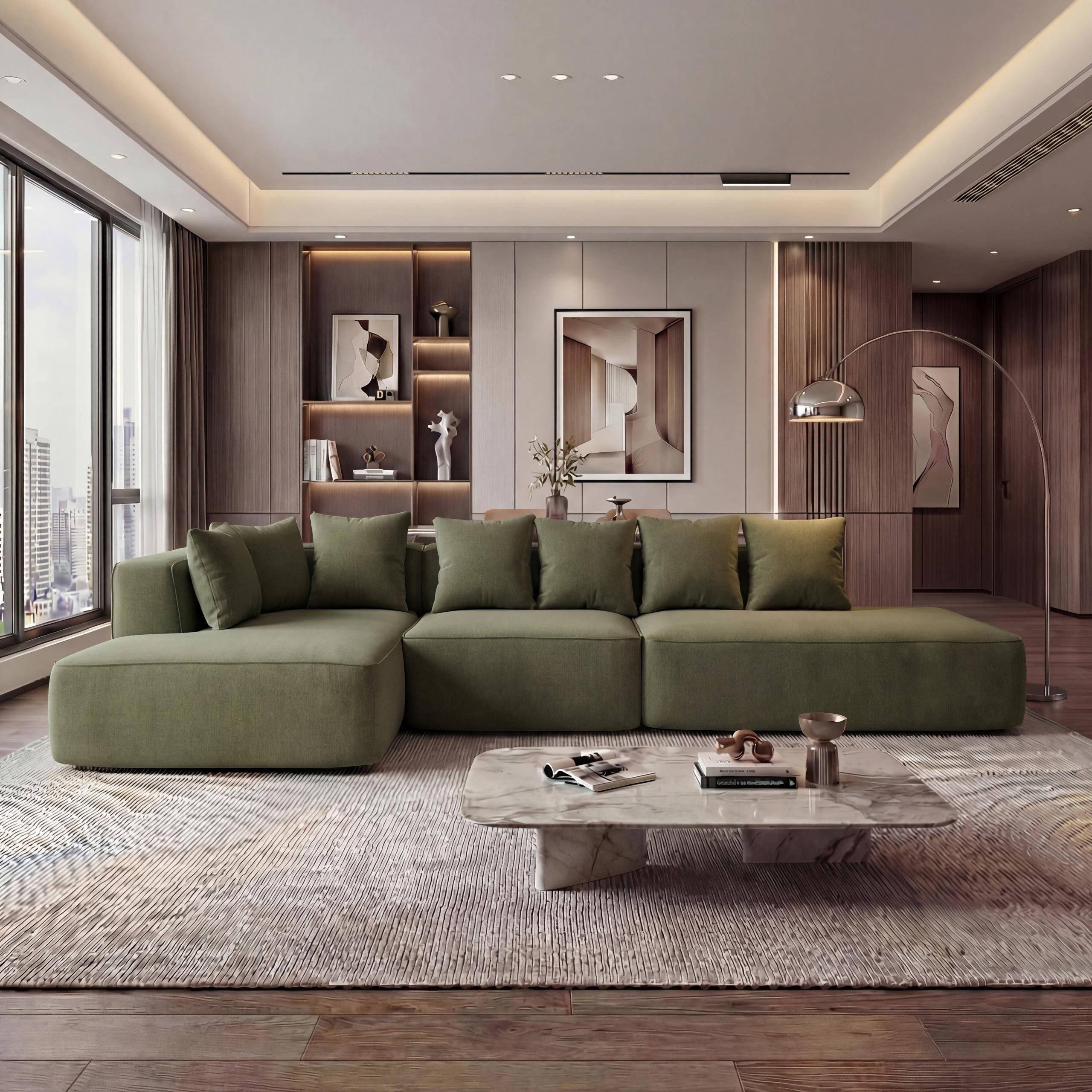 MCW Loungesofa MCW-Q28, Kissenbezug waschbar bei 30°, Rutschfeste Unterseite