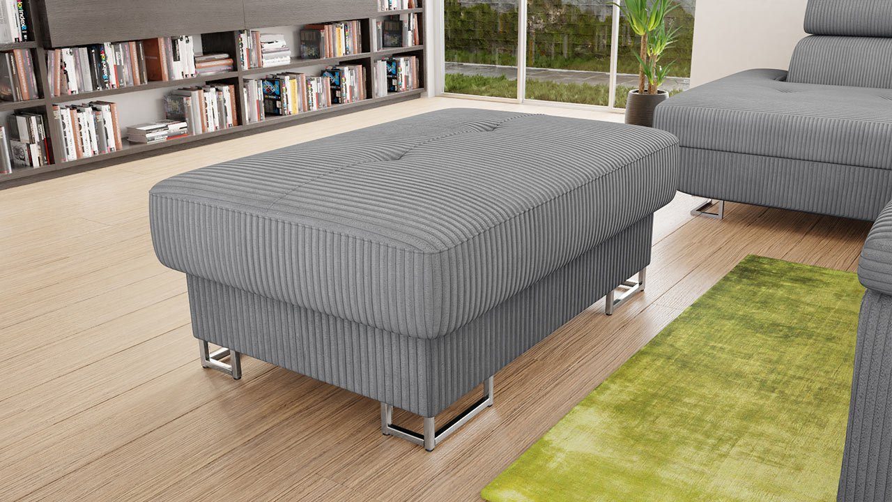 MIRJAN24 Polsterhocker Cotere Cord, 104x67x42 cm, günstig online kaufen